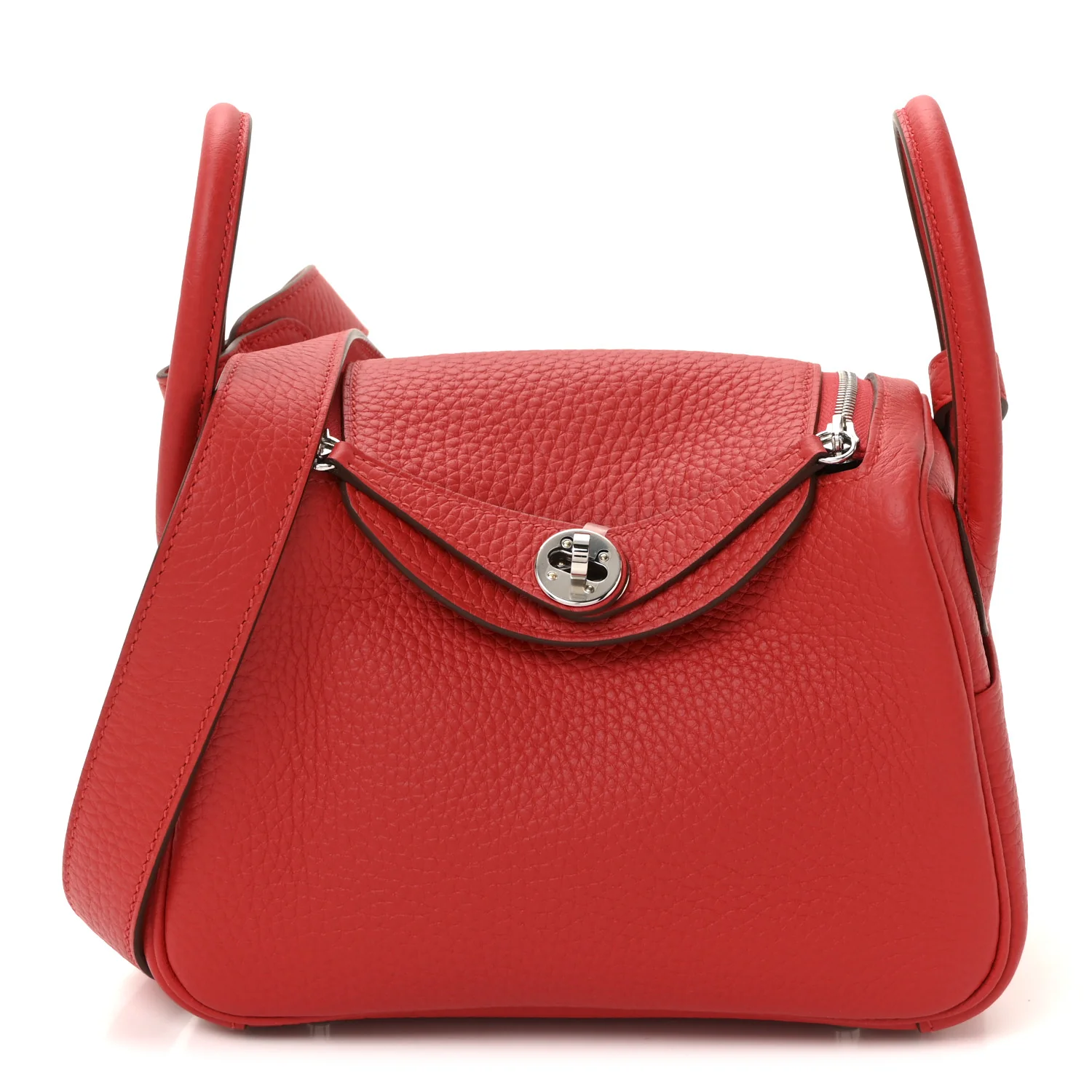 Taurillon Clemence Mini Lindy 20 Rouge Radieux