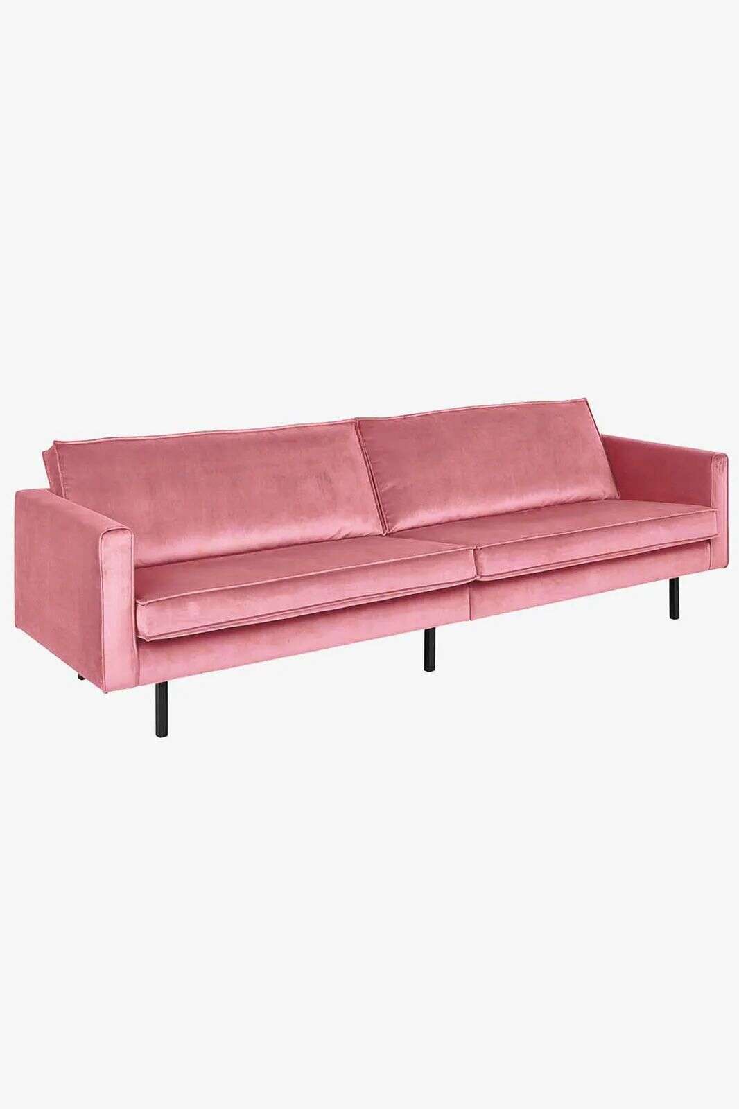 Amsterdam velvet bank 4-zits juke pink