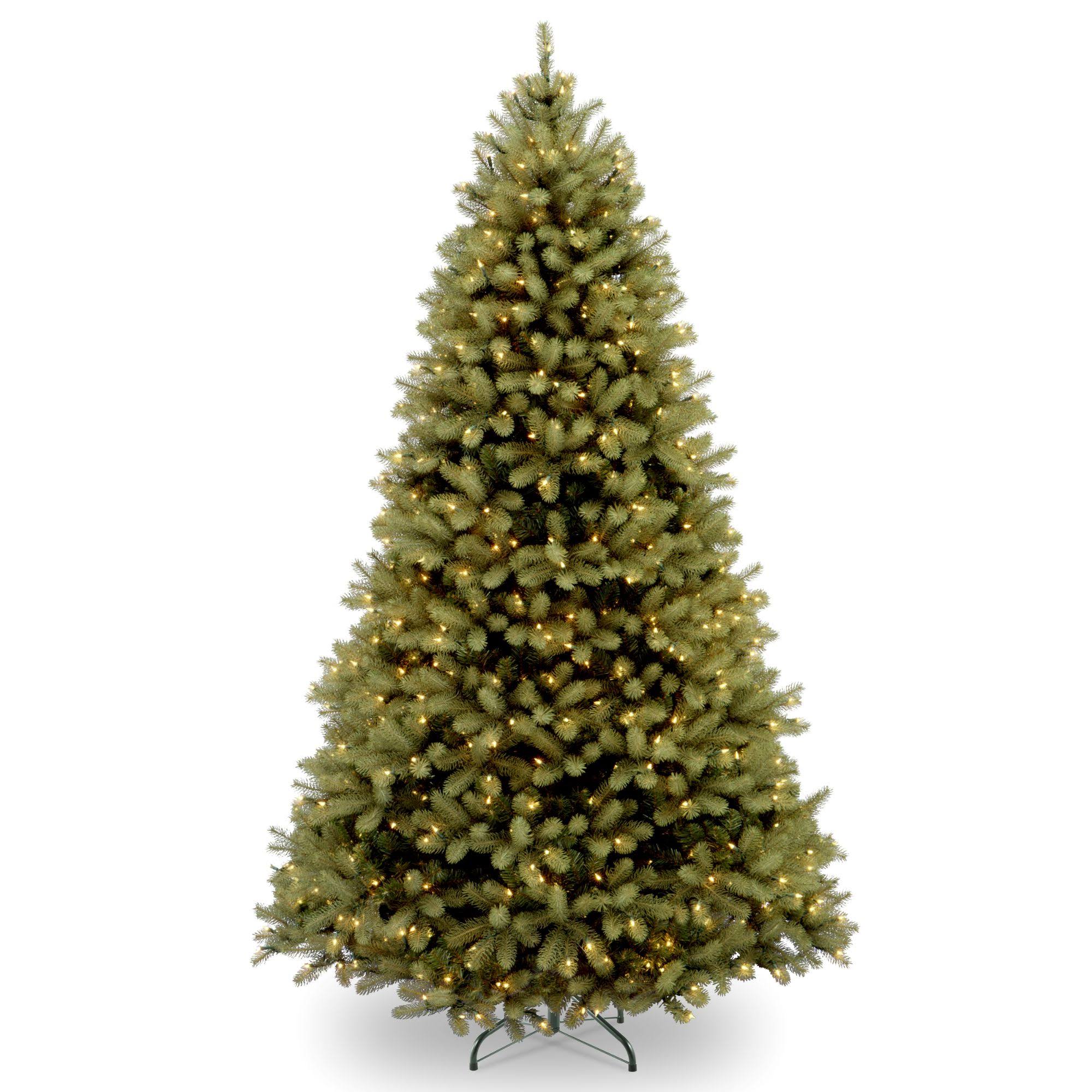 6�� Pre-Lit Downswept Fir Artificial Christmas Tree - Clear Lights