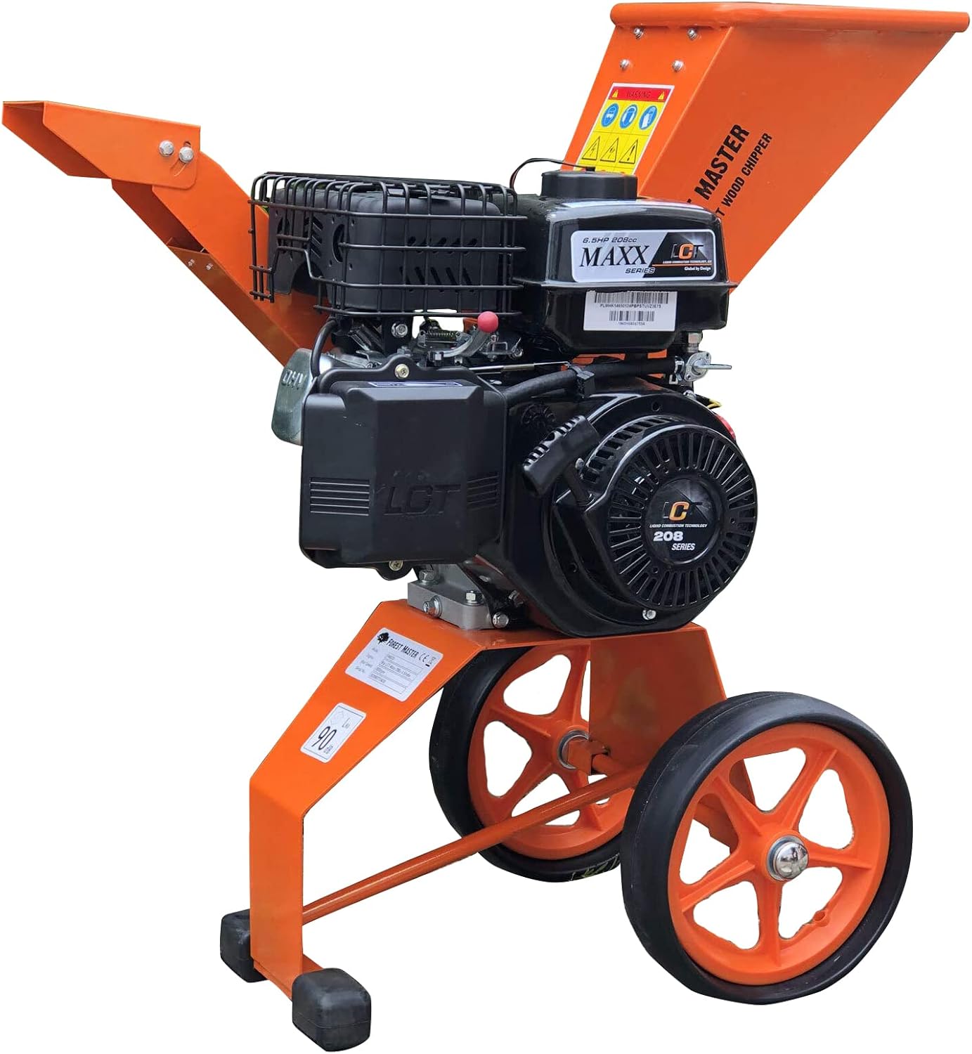 Benzin Häcksler 6 PS 4-Takt Motor 208 CCM AST Laub Holz Garten-Häcksler Garten-Schredder Motor-Häcksler Trommelhäcksler