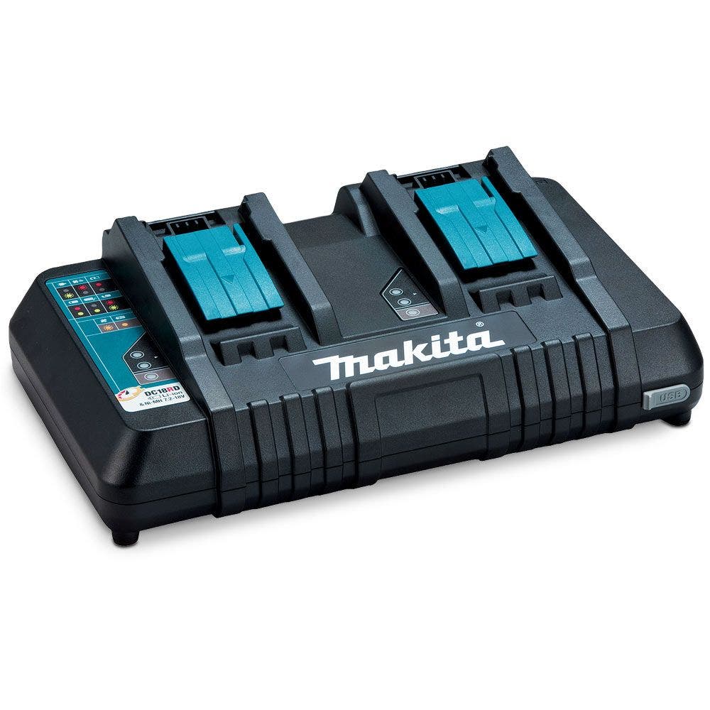 Chargeur rapide double port pour batteries lithium-ion MAKITA 18 V DC18RD 1969360