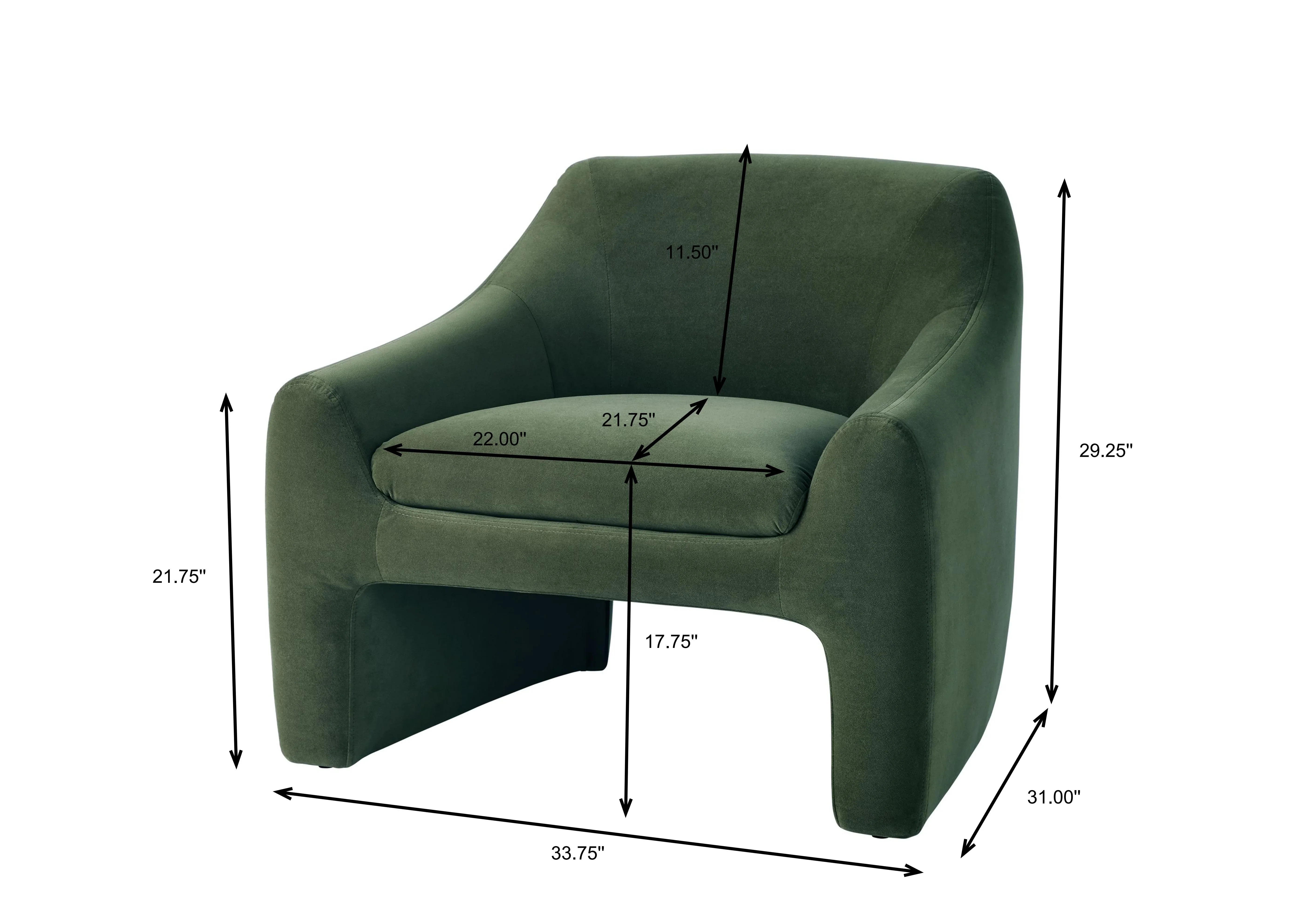 Better Homes & Gardens Emerson Curvy Accent Chair, Truffle Brown Boucle