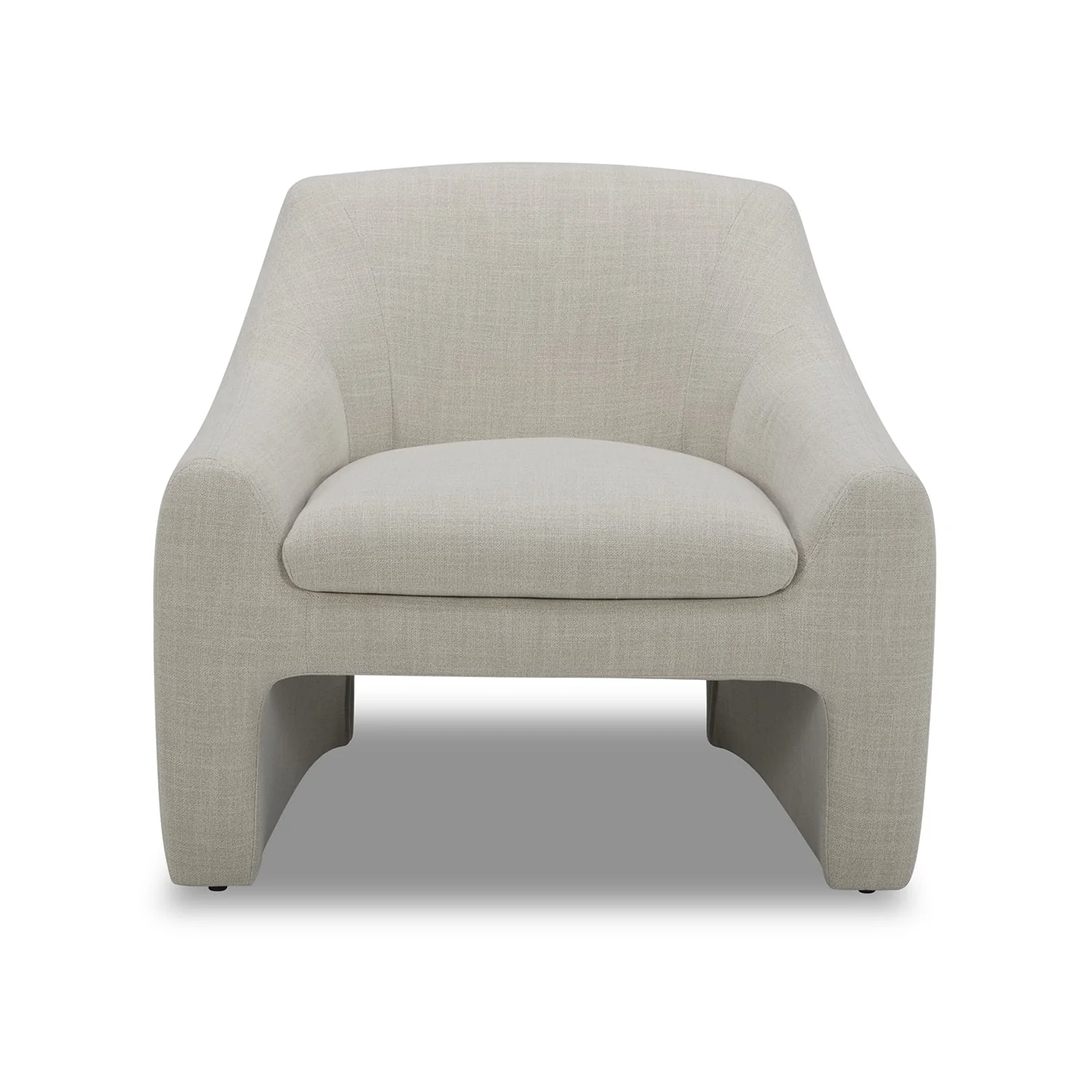 Better Homes & Gardens Emerson Curvy Accent Chair, Truffle Brown Boucle