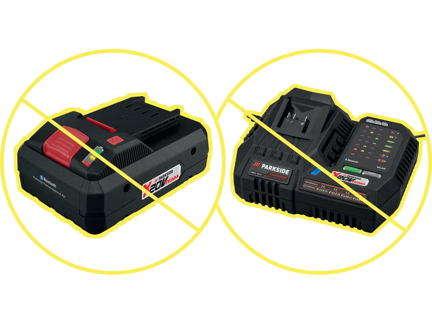 PARKSIDE PERFORMANCE Dcapeur thermique sans fil PPHLGA 20-Li B3, 20 V