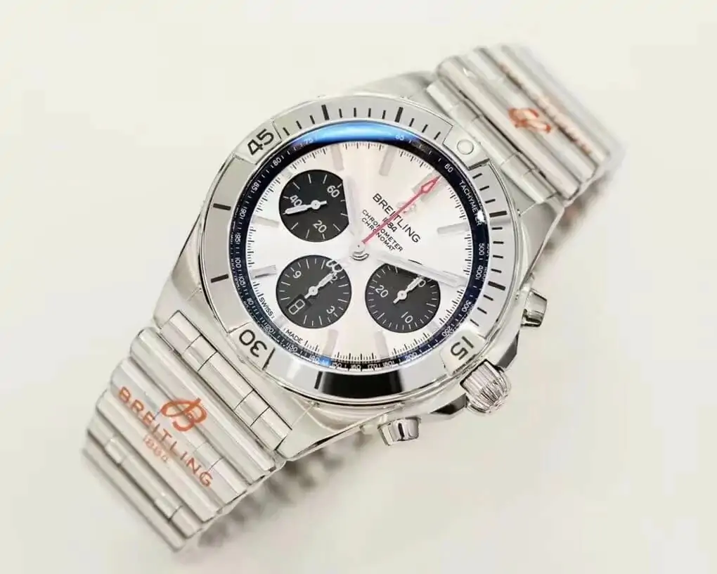 Breitling Chronomat AB0134101G1A1 GF Factory Stainless Steel White Dial