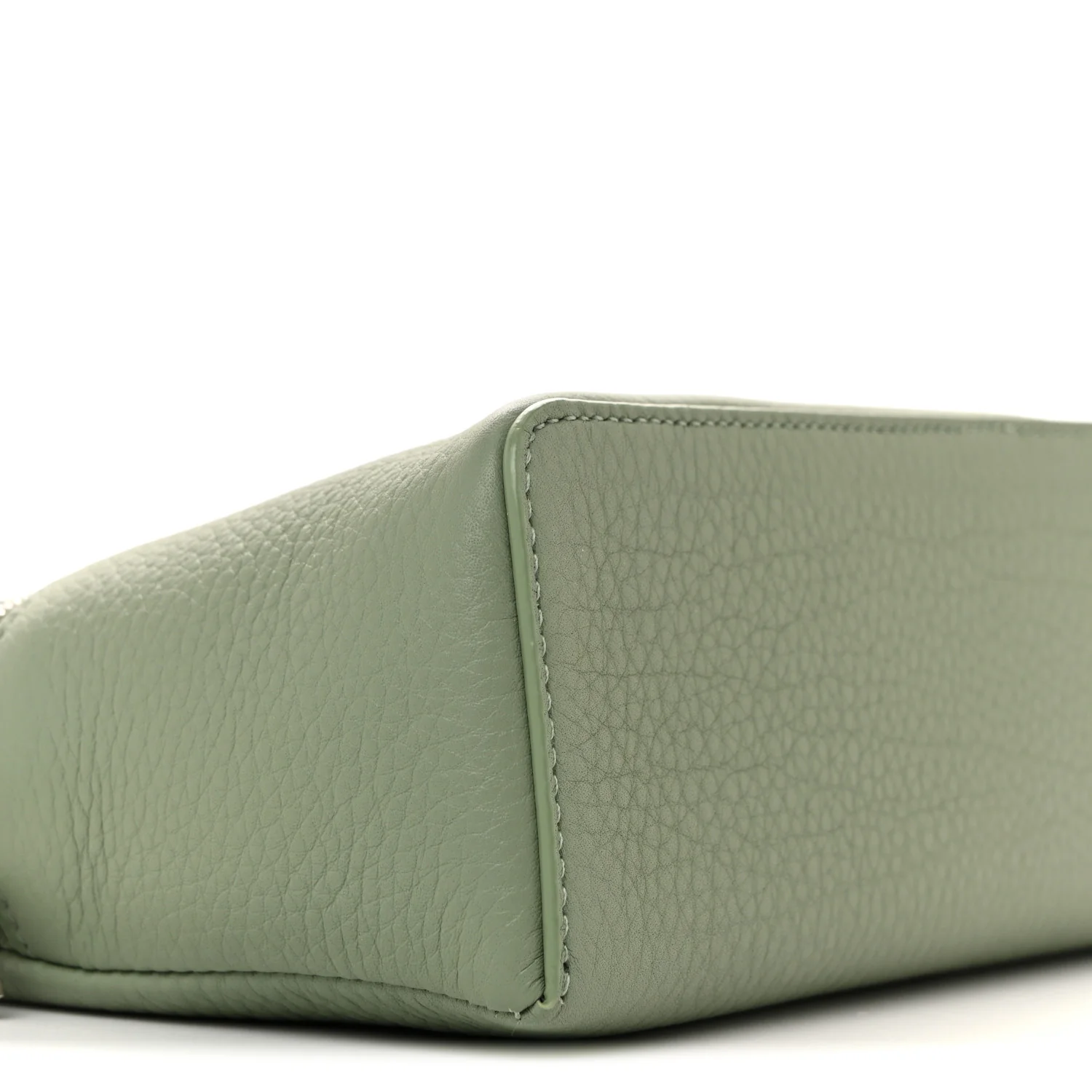 Grained Calfskin L19 Extra Pocket Pouch Sage Brush Leaves