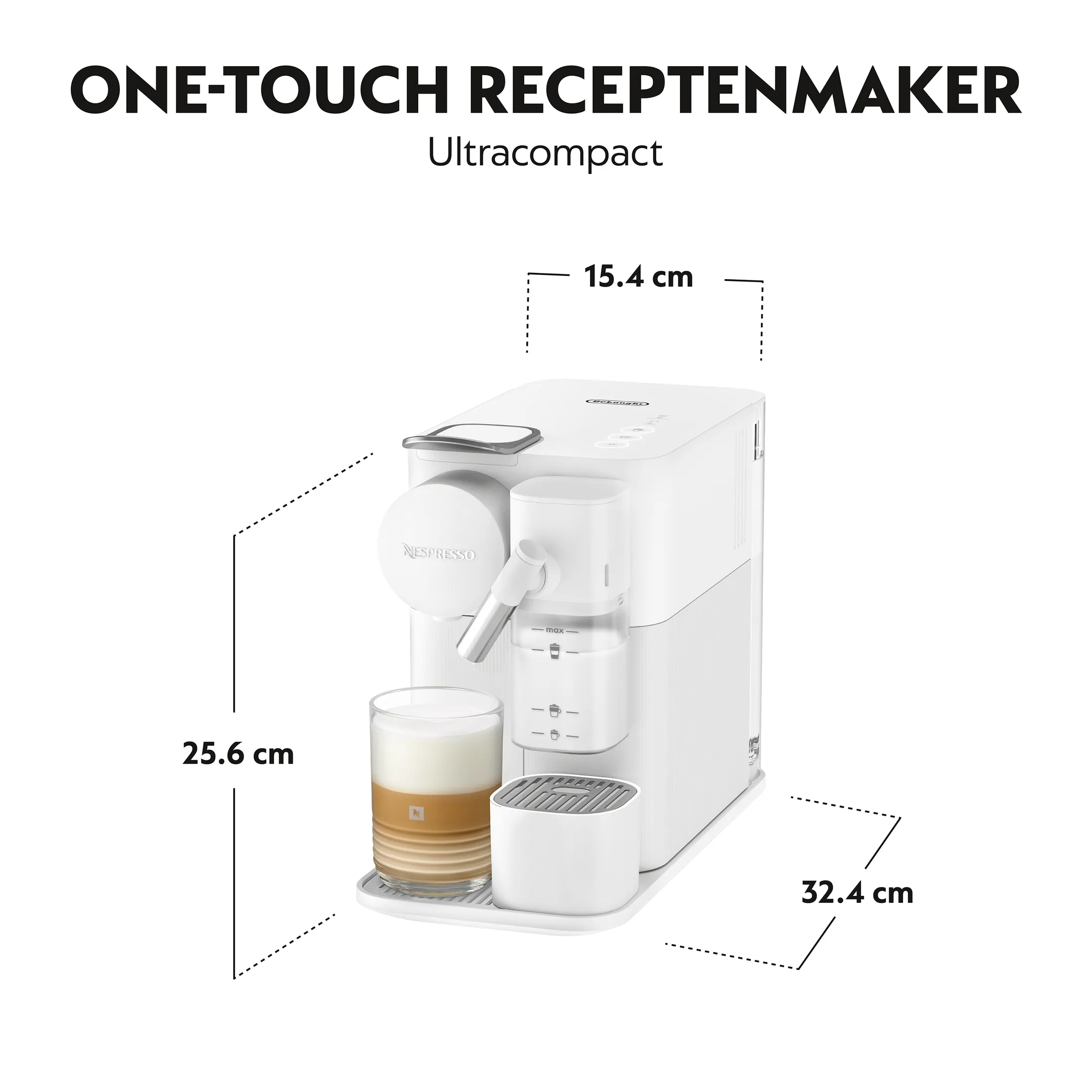 De'Longhi Nespresso Koffiemachine Lattissima One White