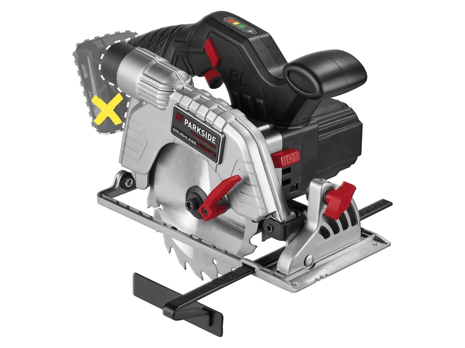 PARKSIDE PERFORMANCE Scie circulaire sans fil PHKSAP 12 B2, 140 mm, 12 V