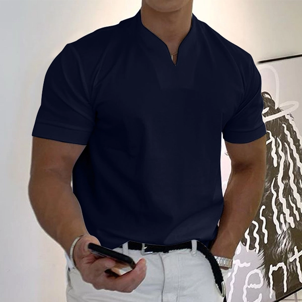 T-shirt de sport à manches courtes avec poche pour homme d'affaires