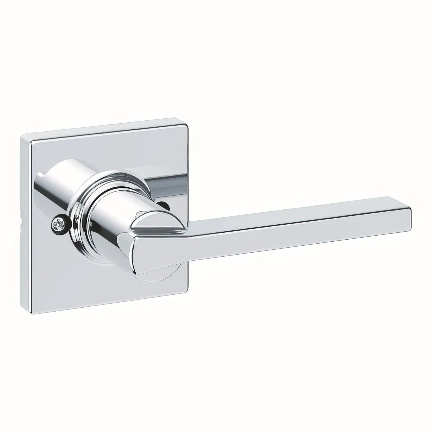 Kwikset 488CSLSQT-15 Casey Single Dummy Door Lever with Square Rose - TA Screen Specialist, Inc.