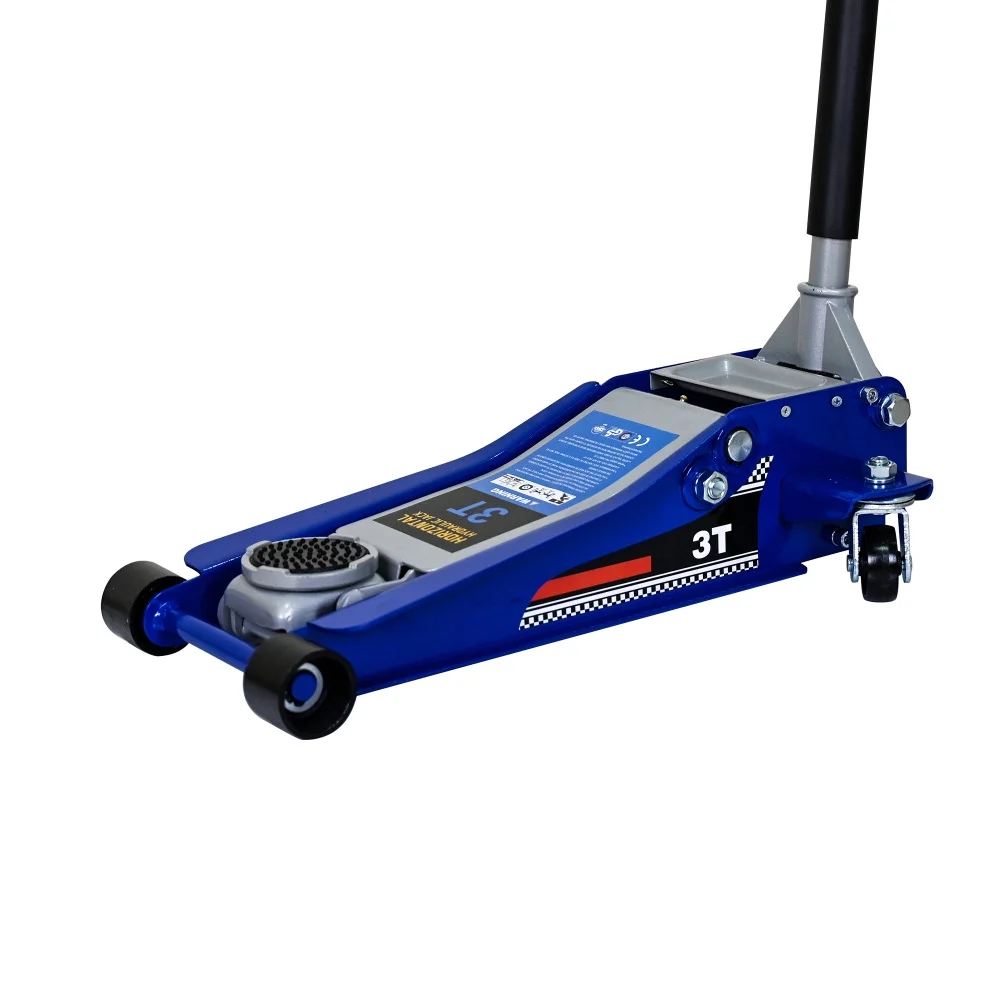 Low-Position Steel Vehicle Floor-mounted Hydraulic Jack with Dual-piston Quick-lift Pump, 3-Ton(6,600 lb.) Capacity. - Image 8