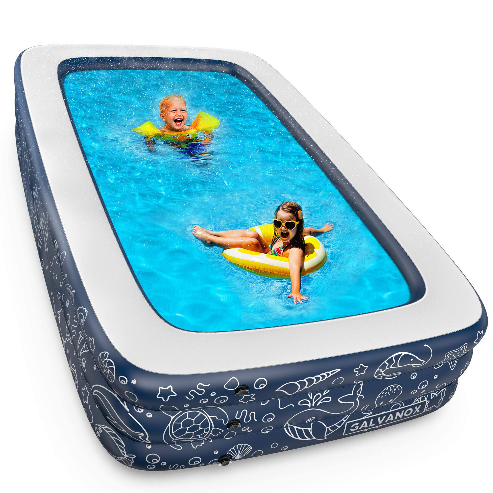 Above Ground Swimming Pool with Filter Pump - 10ft x 30in