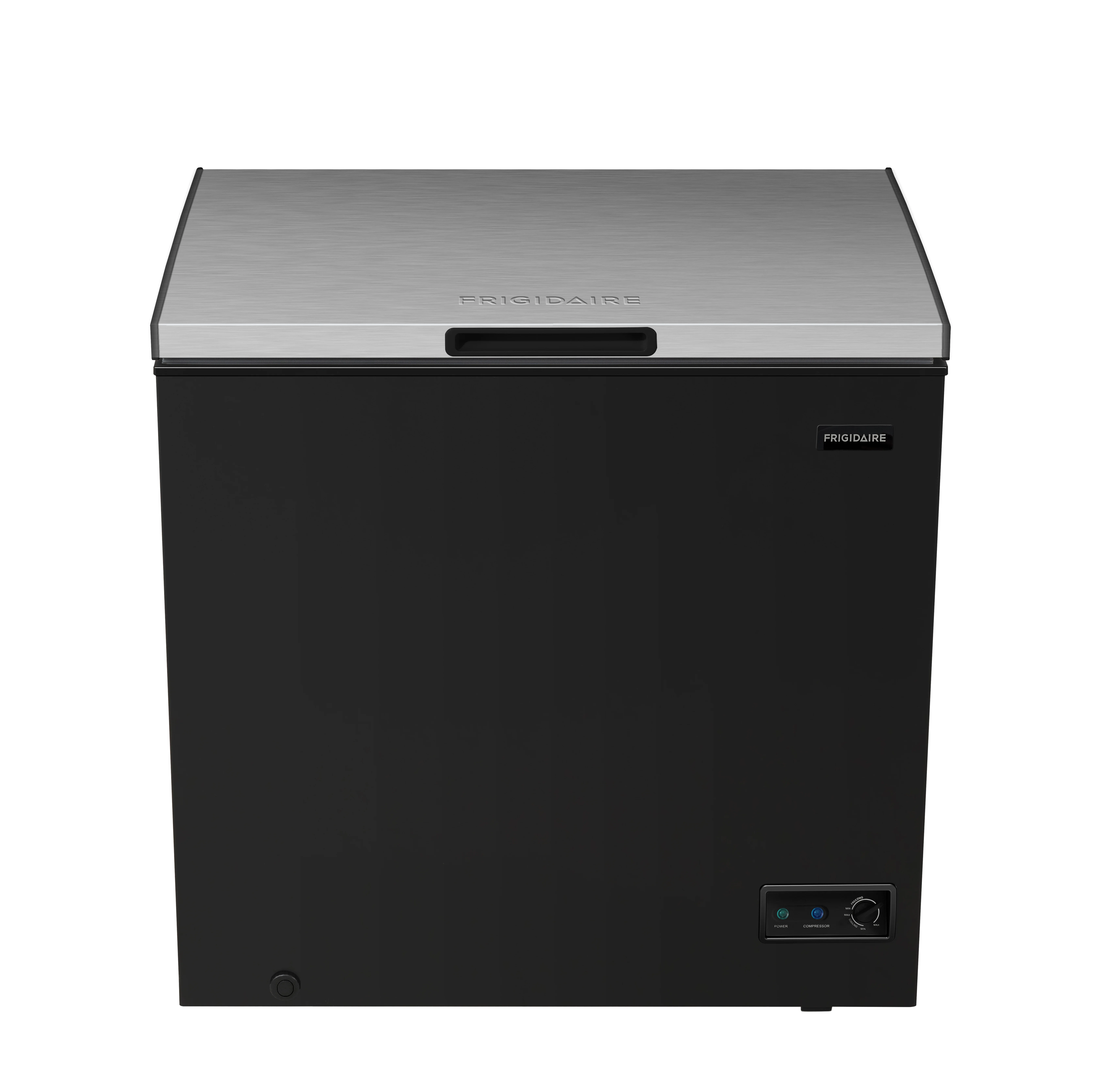 7.0 CU FT Chest Freezer, Garage Ready, Stainless Steel Lid, Black(Stainless Steel) - Image 2
