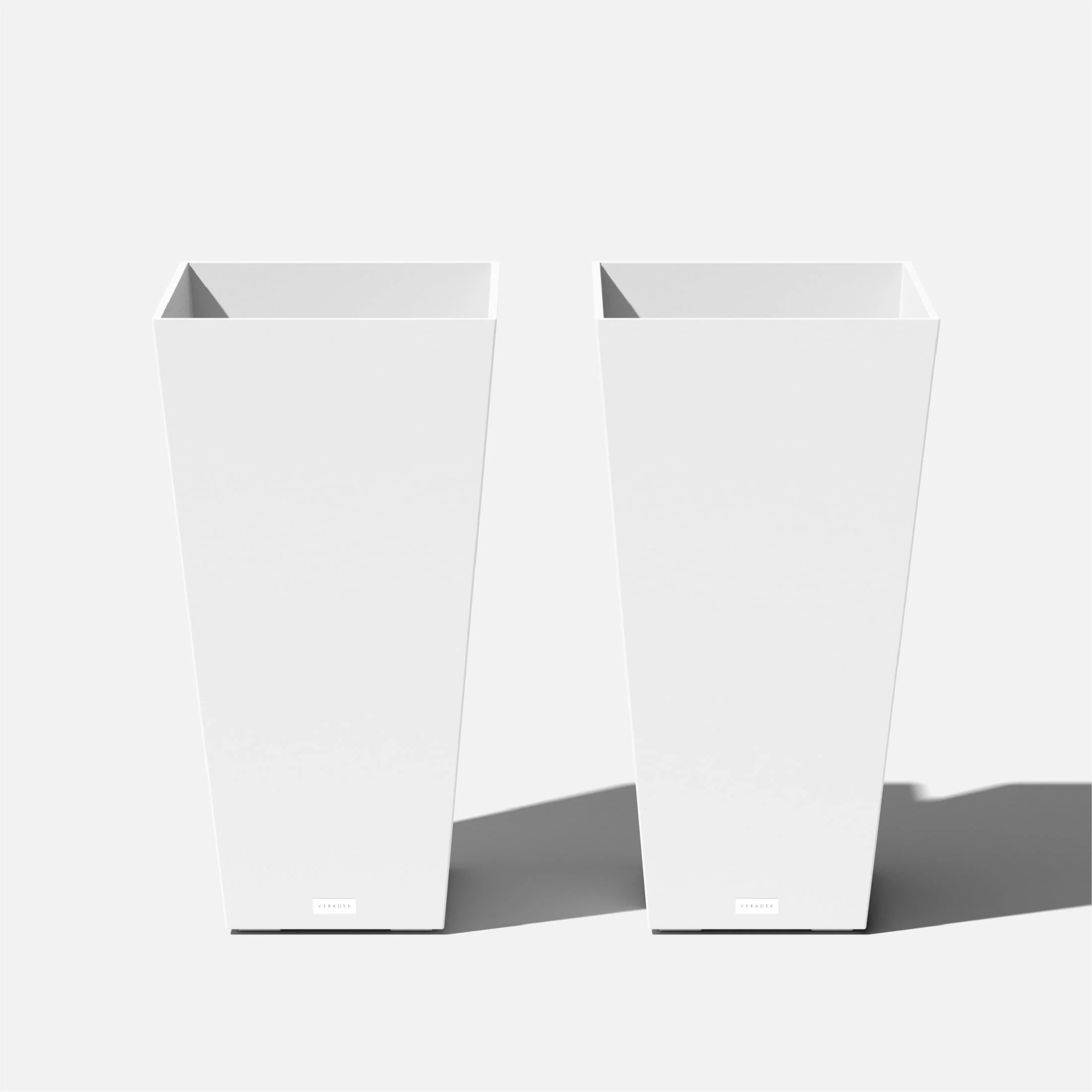 Pure Series Midland 30" Planter 2 Pack White Image 2
