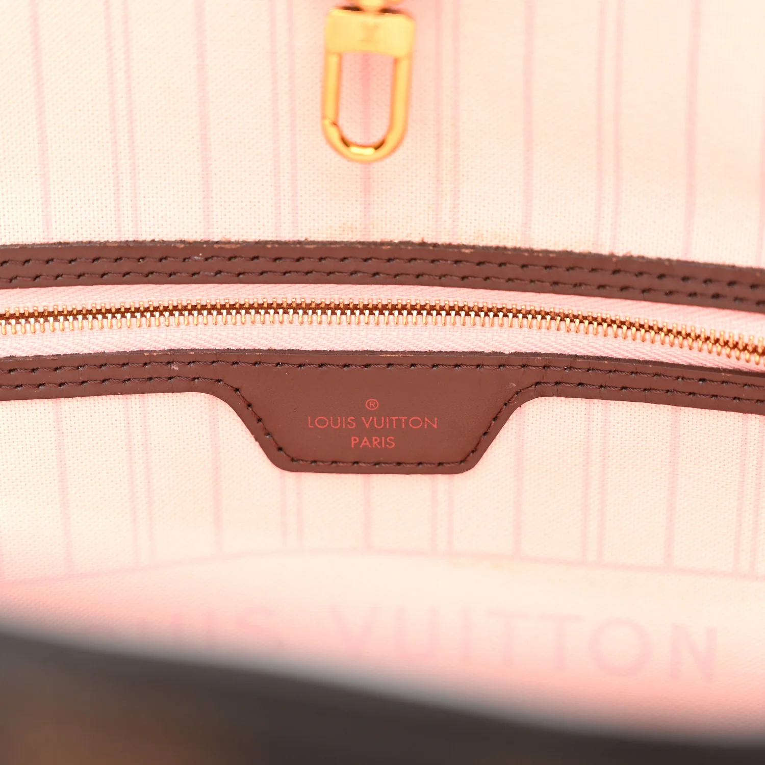 Damier Ebene Neo Neverfull MM Rose Ballerine