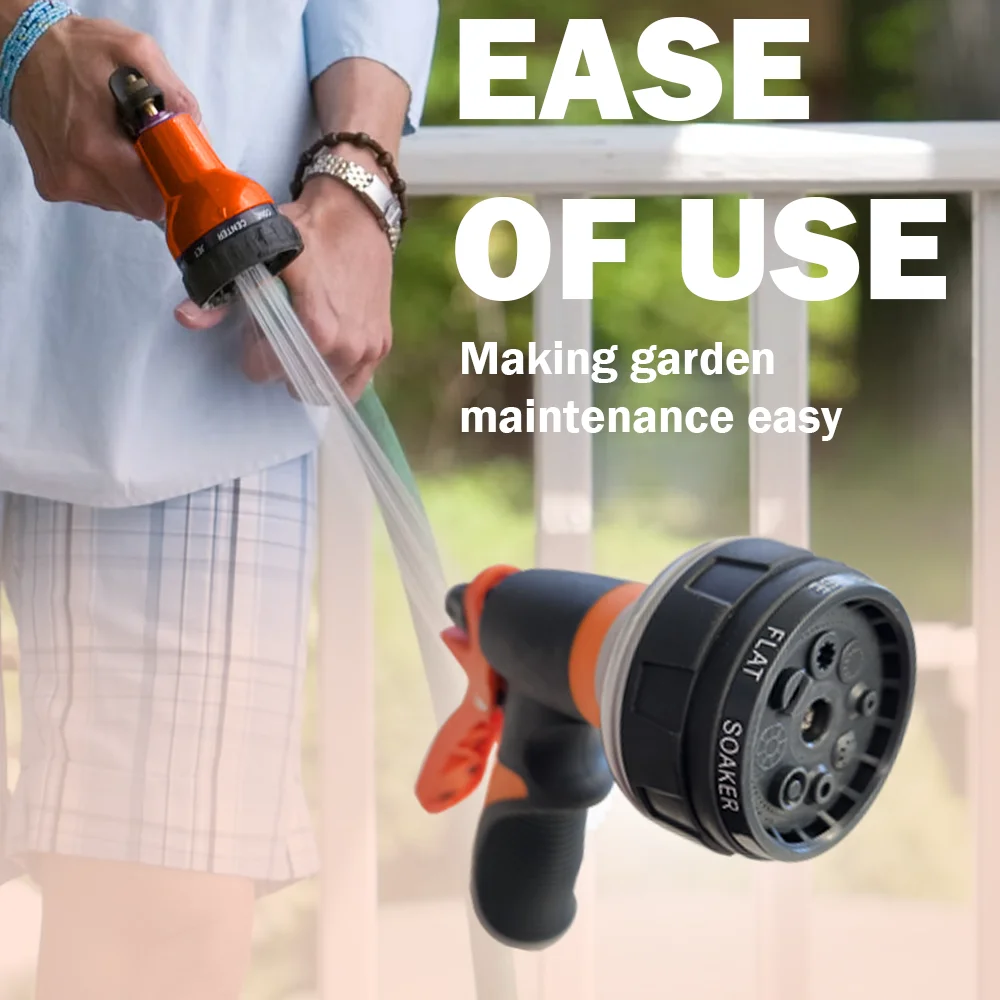 Hose Reel Pro 50ft Retractable Garden Hose Reel in White