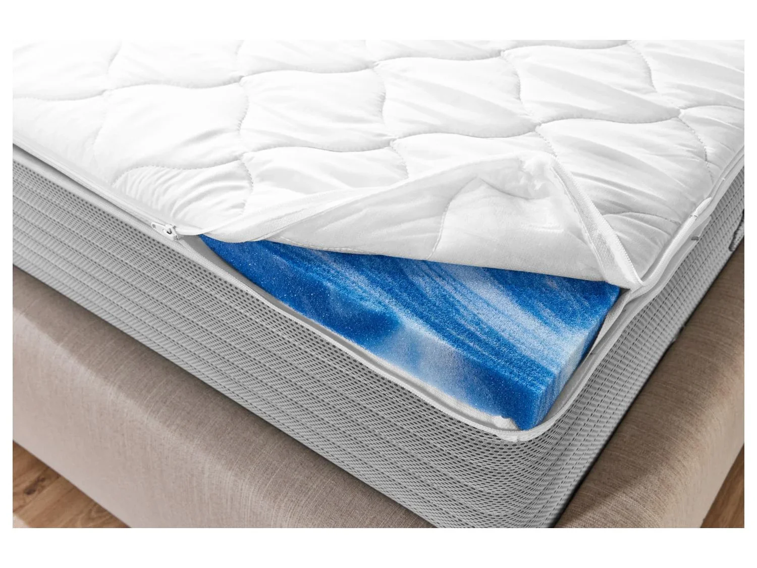 LIVARNO home Surmatelas en mousse gel, 180 x 200 cm