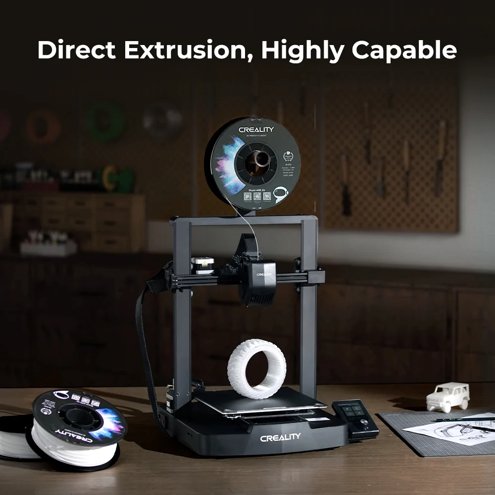 Ender 3 V3 SE 3D Printer with CR Touch Auto Leveling Dual Z-Axis Auto Filament Loading 250mm/s Faster Printing Sprite Direct Extruder Print Size 8.66x8.66x9.84 inch - Image 3