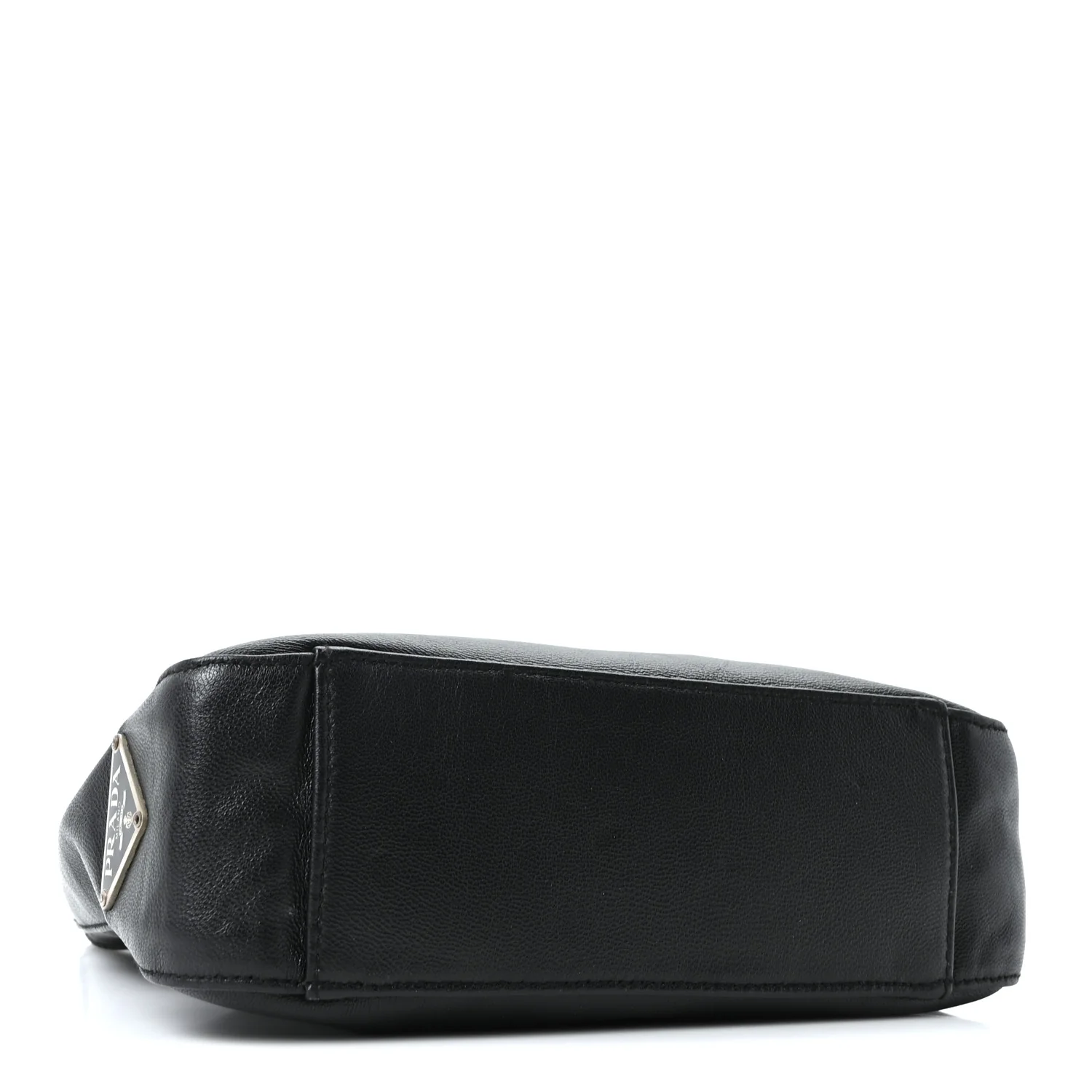 Nappa Mini Triangle Hobo Black
