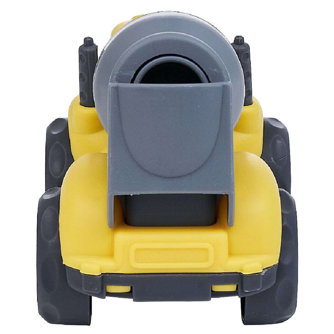Camion benne ciment plastique jaune 10x6,5xH7 cm