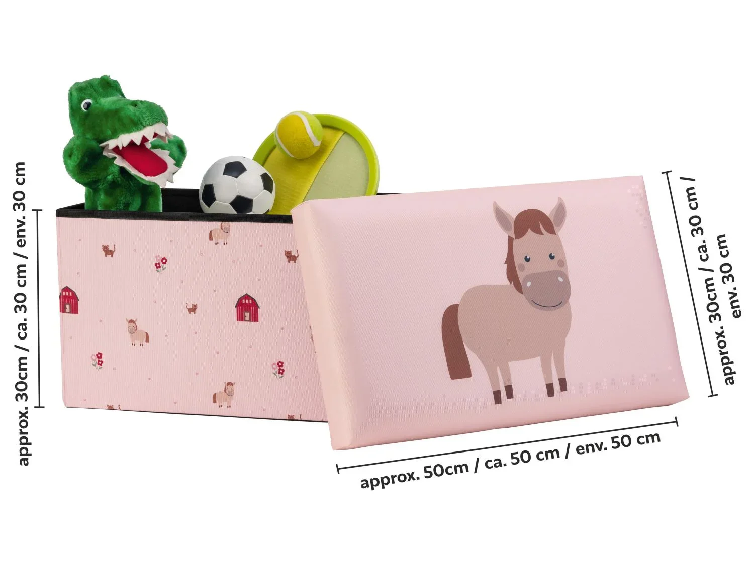 LIVARNO Banc coffre, 50 x 30 x 30 cm