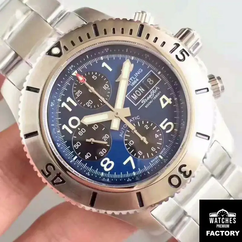 Breitling Superocean Chronograph Steelfish A13341C3 / C893 / 227X / A20BASA.1 Blue Dial
