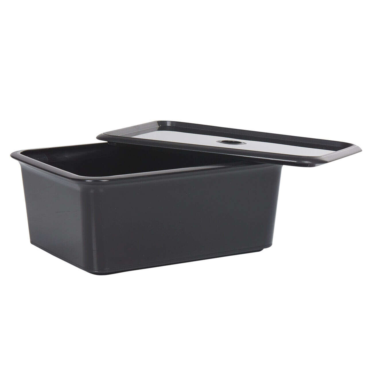 Boîte de rangement 6 L noir