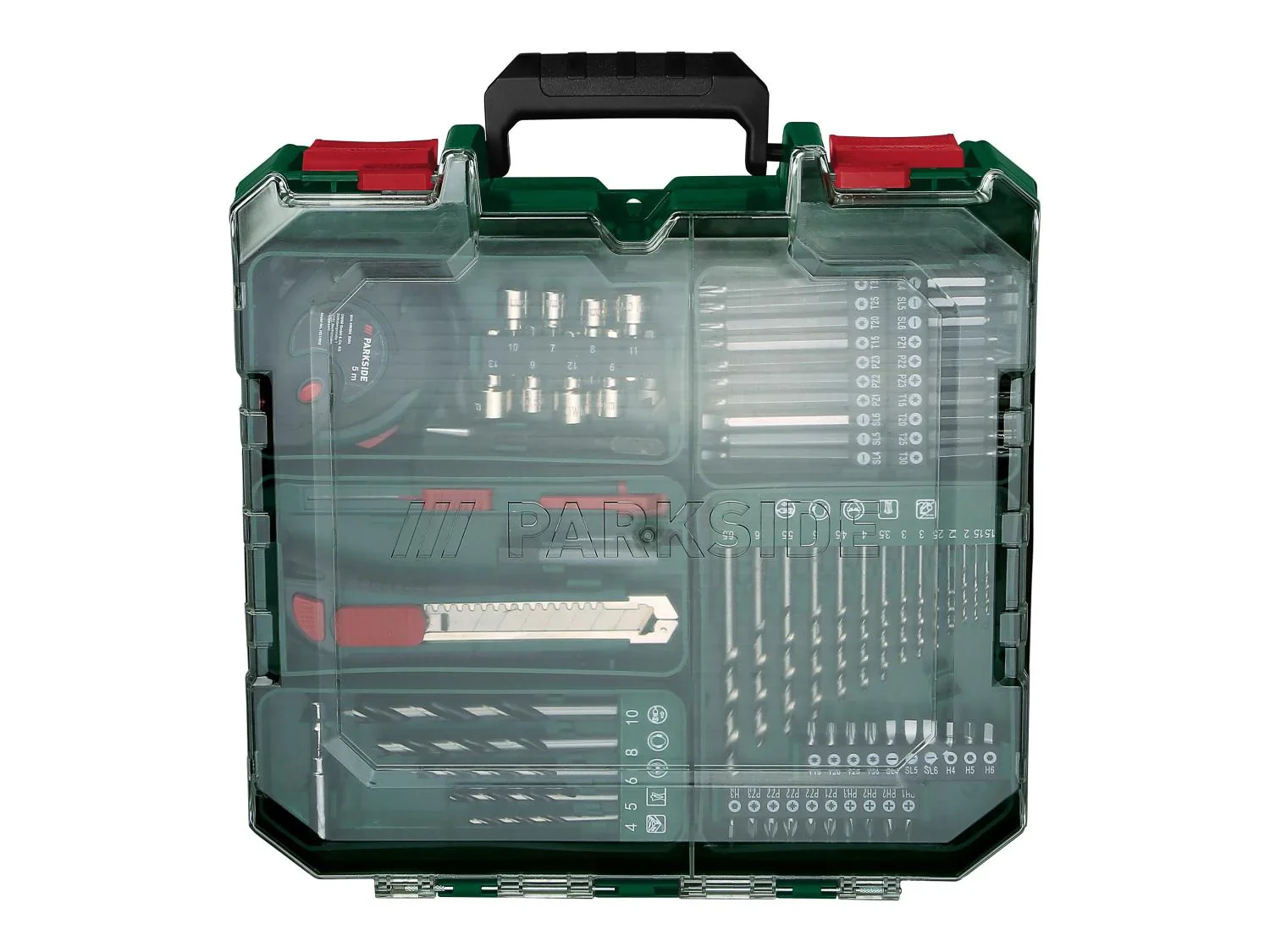 PARKSIDE Set perceuse-visseuse sans fil et accessoires + 2 Batteries + Chargeur, 20 V