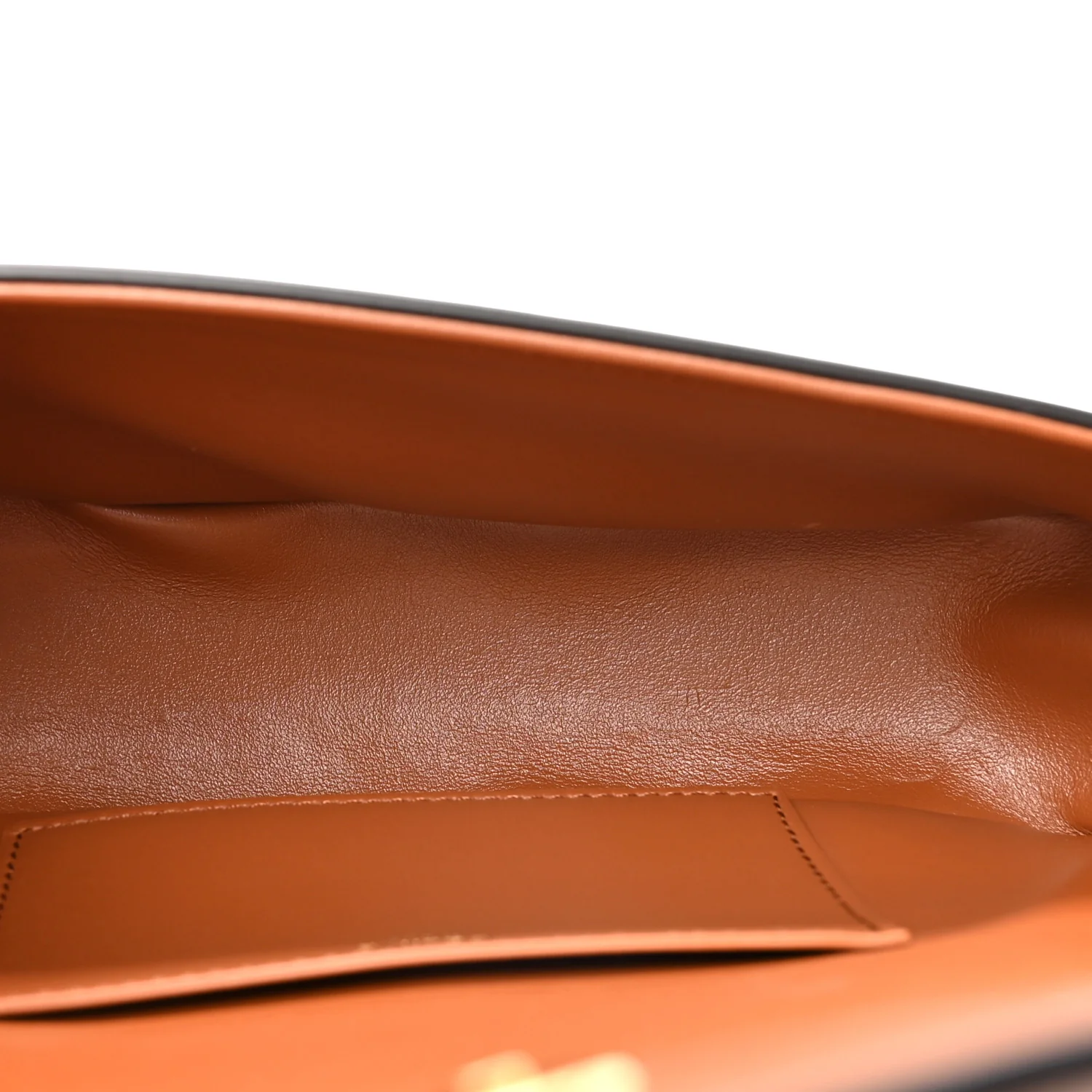 Smooth Calfskin Tabou Clutch On Strap Tan
