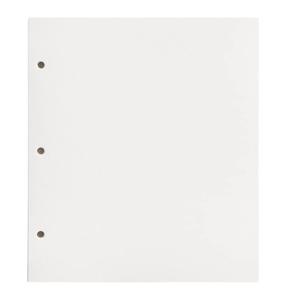 Fotoalbum påfyllingspapir hvitt 10 stk (S)