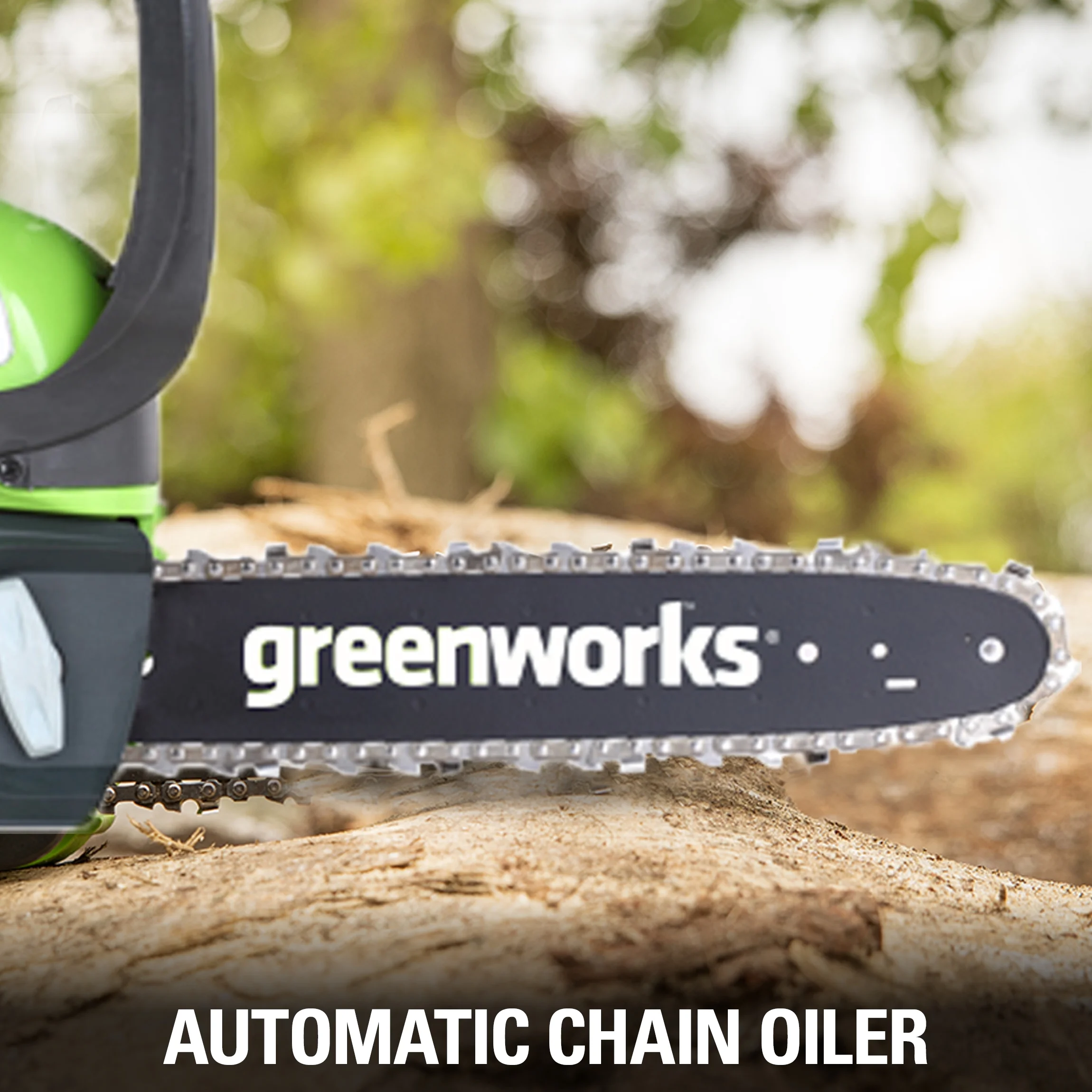 12" 40 V Battery Powered Chainsaw - Image 9
