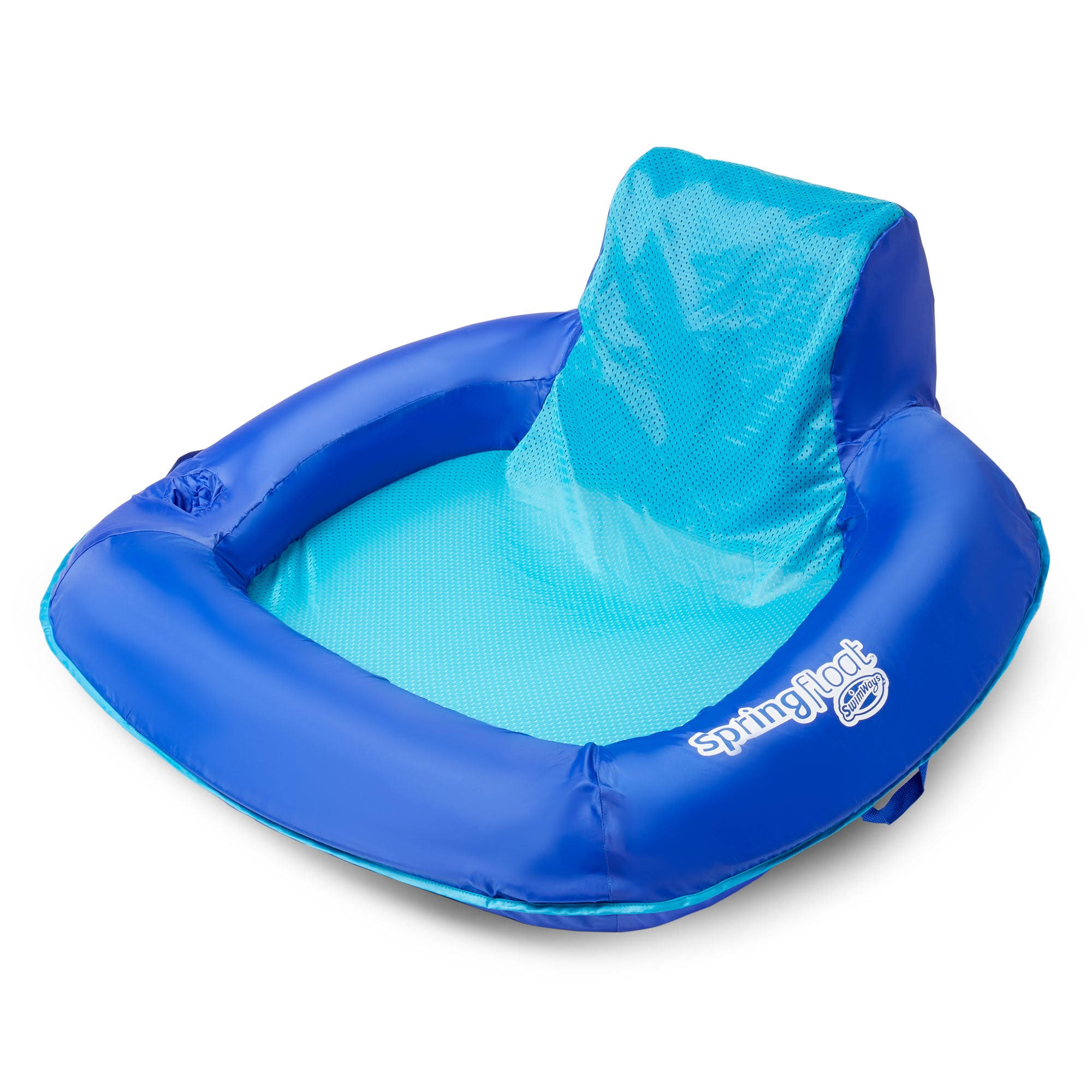 Swimways Spring Float SunSeat Pool Lounge Chair, Blue