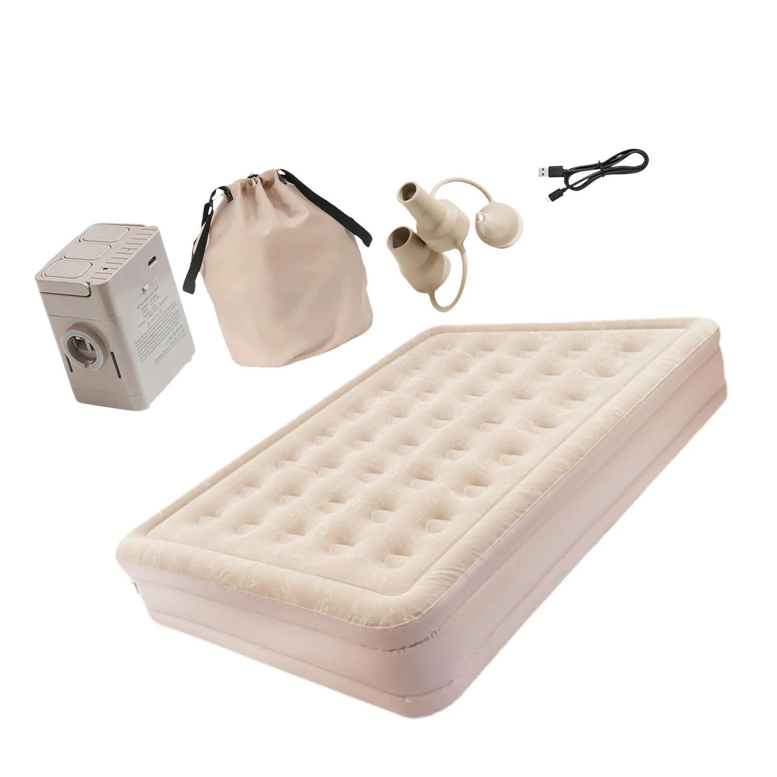 Air Mattress Airbed Camping Mat Lightweight with Air Pump with Carry Bag Camping - Image 2
