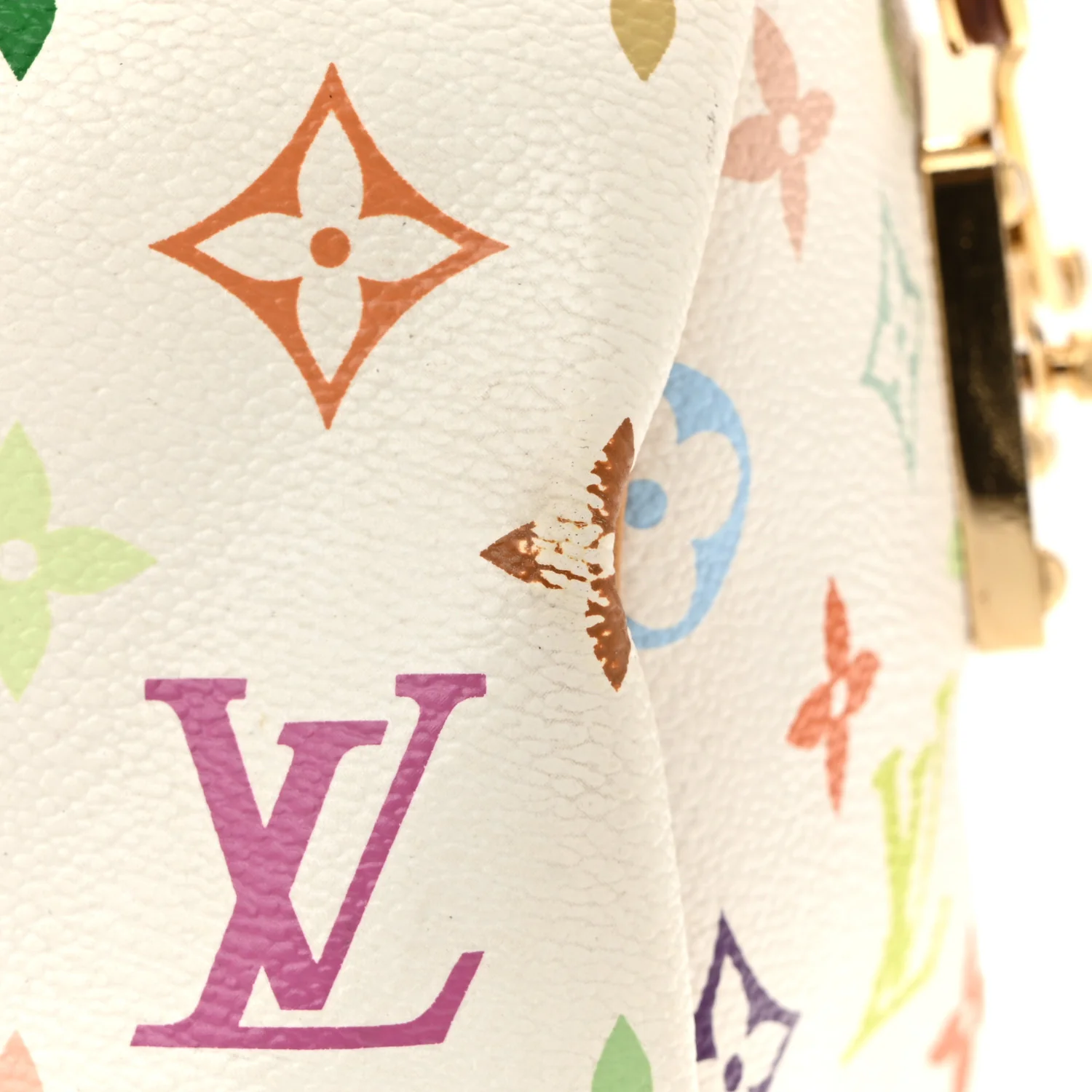 Monogram Multicolor Speedy 30 White