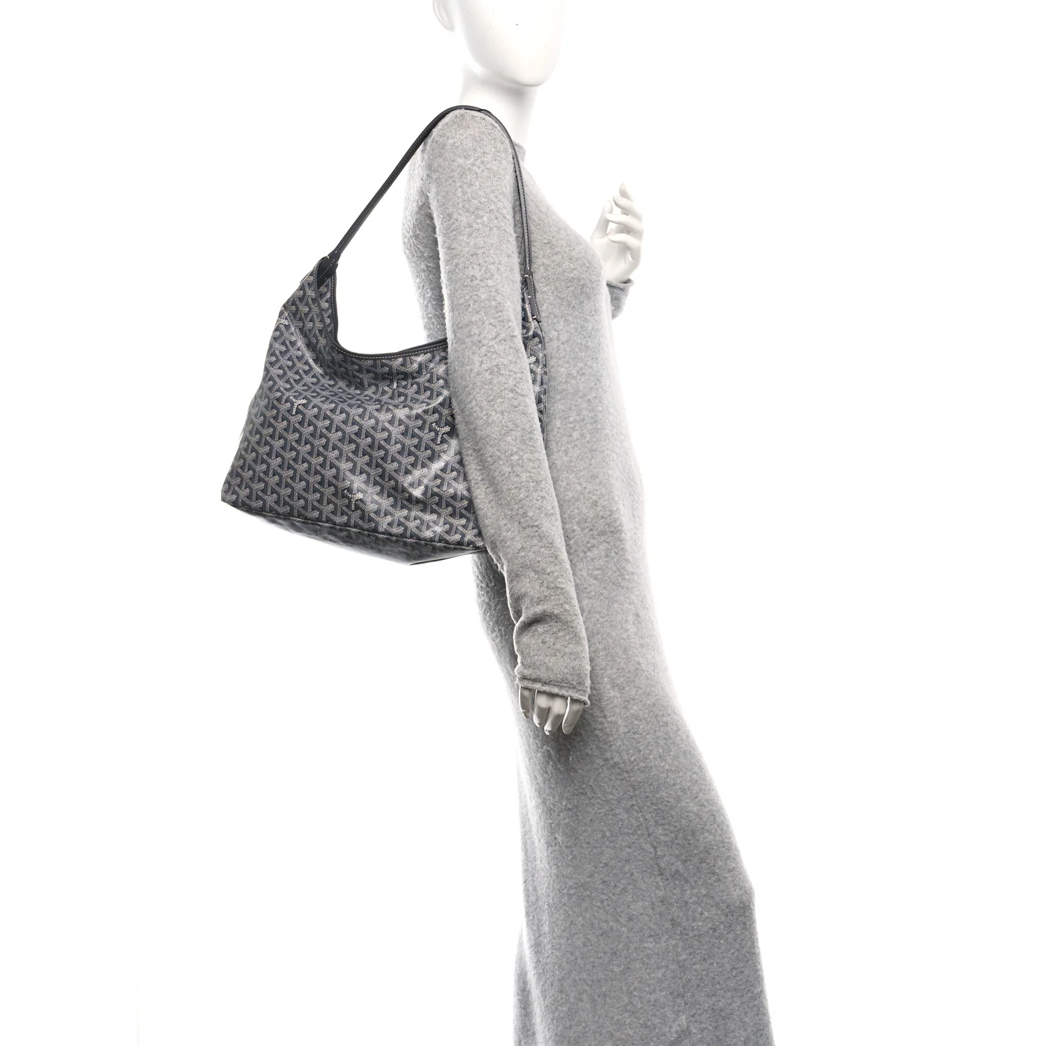 Goyardine Boheme Hobo Grey