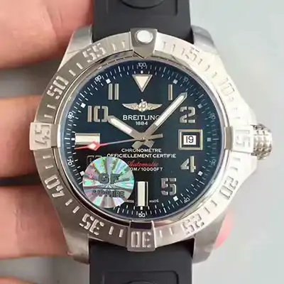 Breitling Avenger II Seawolf A1733110 / F563 / 152S GF Factory Dark Blue Dial