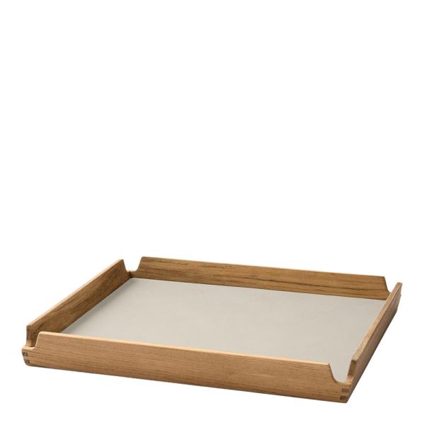 Airy teak brett small 30x30 cm nupo oyster white