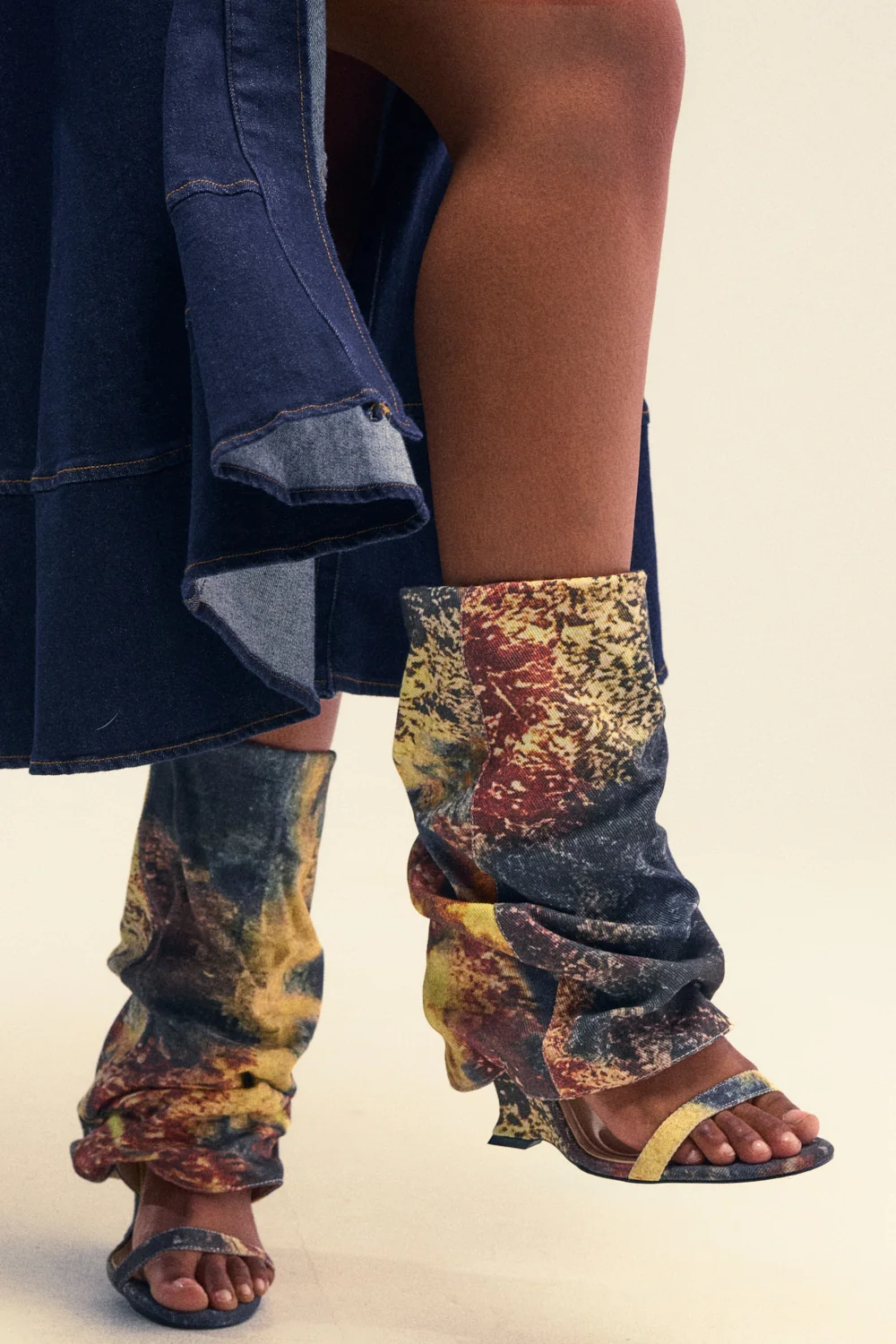 AZALEA WANG RAXA MULTI OPEN TOE BOOTIE - Akira Store