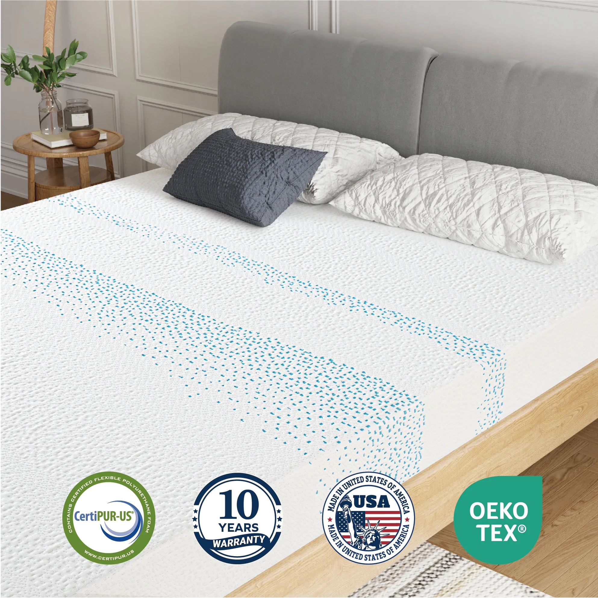 Essence Sleep Twin Mattress, 6" Memory Foam Mattress in a Box, Medium(Twin/6 in) - Image 9