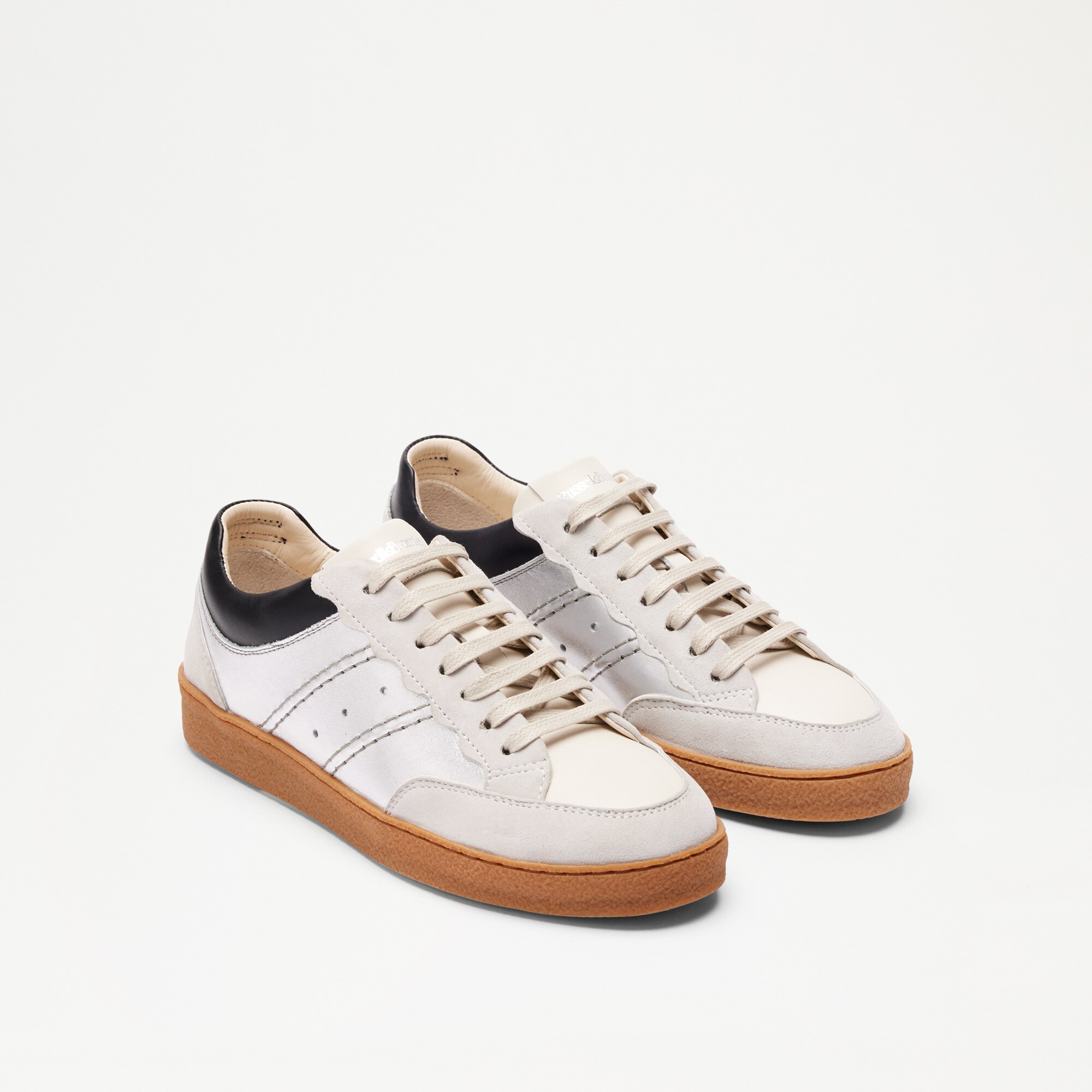 Roller<br>Scalloped Lace Up Trainer