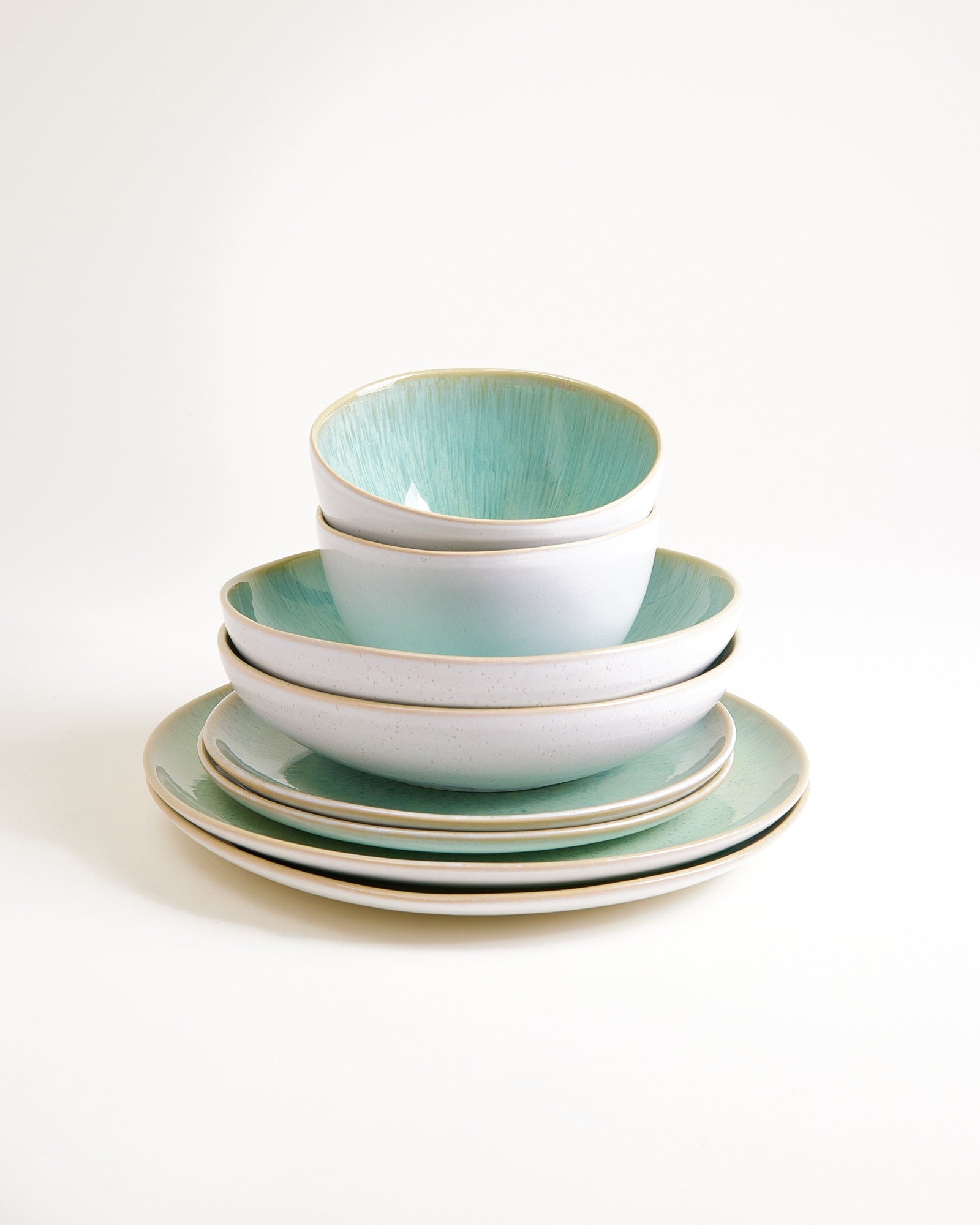 AREIA - TABLEWARE SET CLASSIC MINT 8 PIECES
