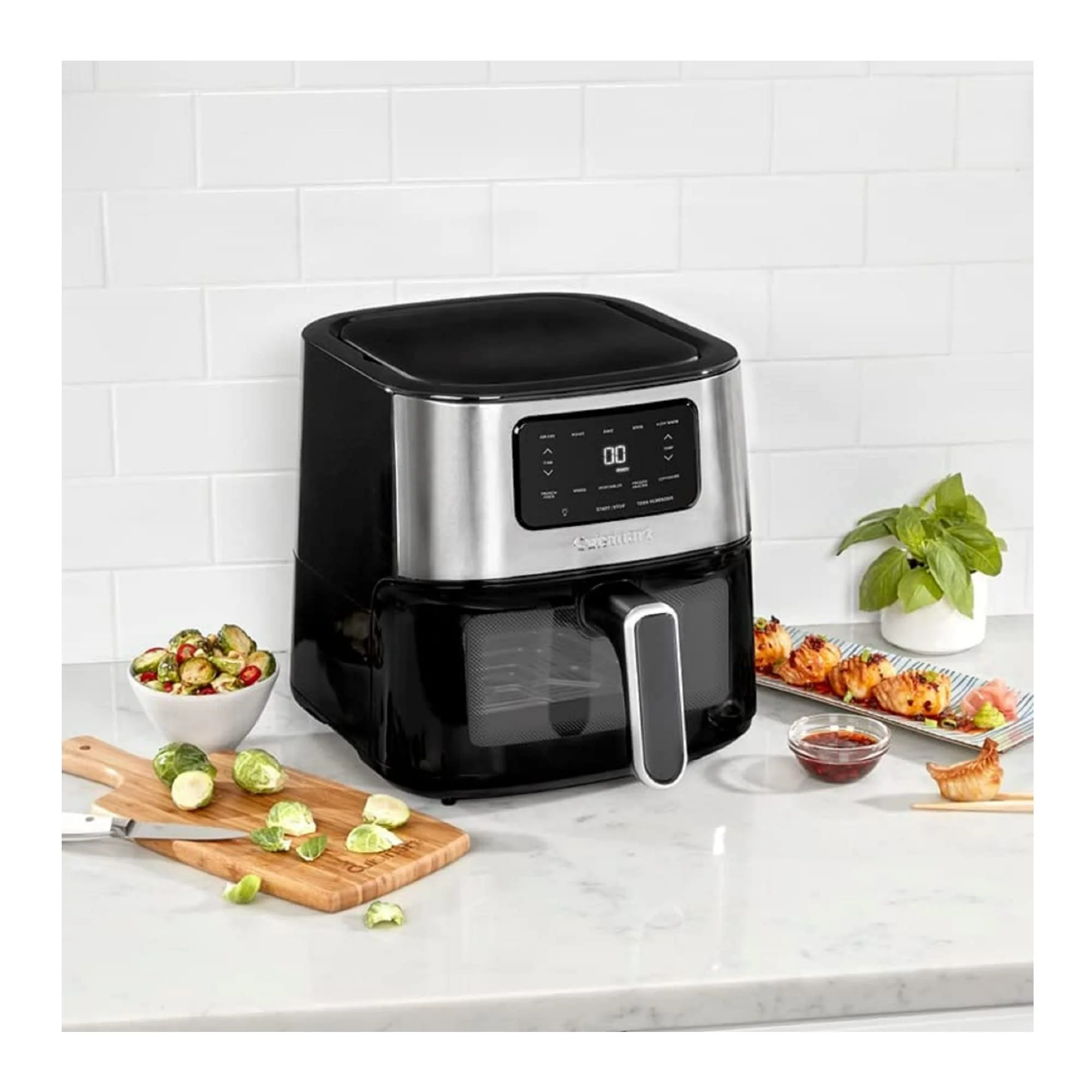 Cuisinart Air Fryer Oven. 6-Qt Basket Stainless Steel Air Fryer