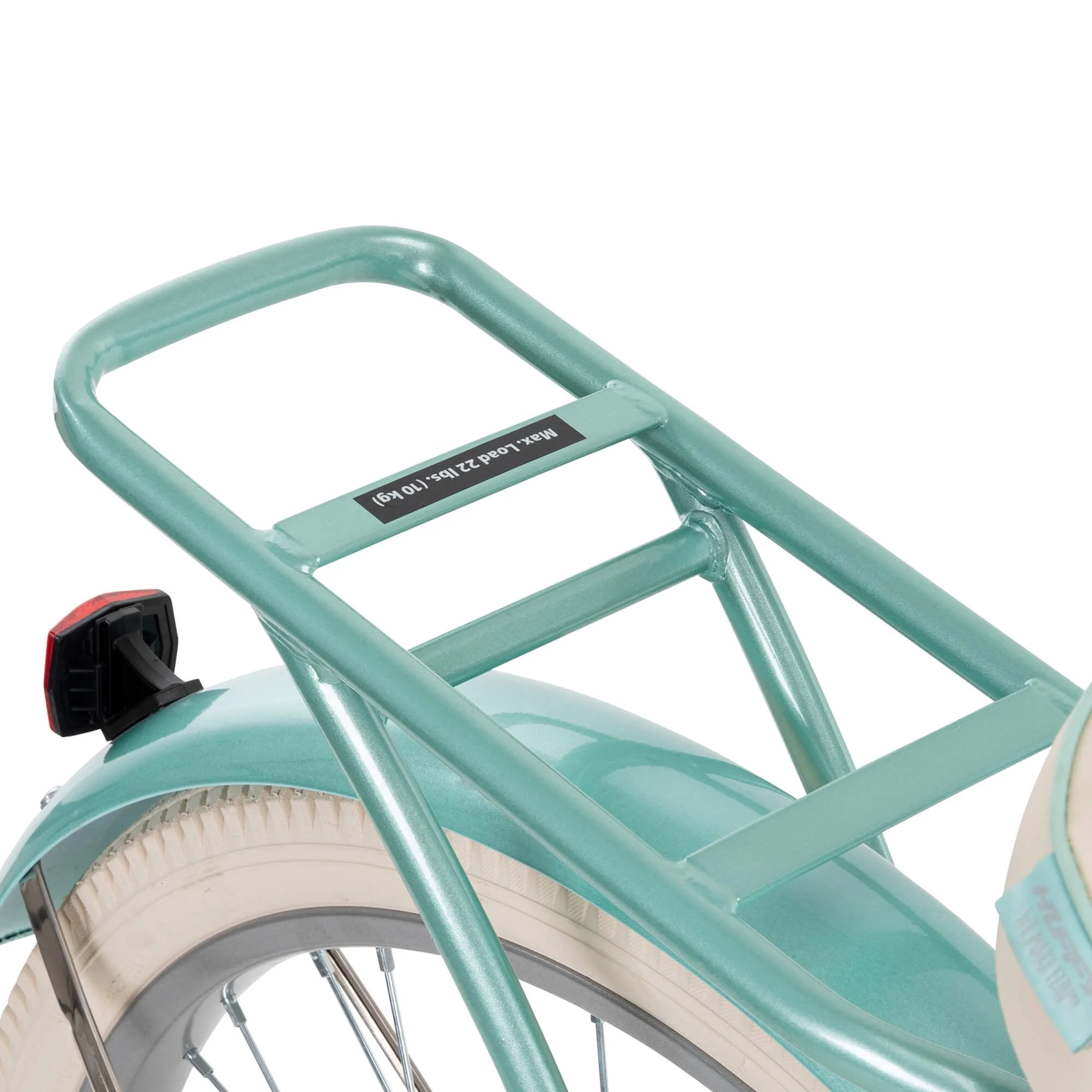 26 In Women's Classic Beach Cruiser Bike, Mint Green Image 8