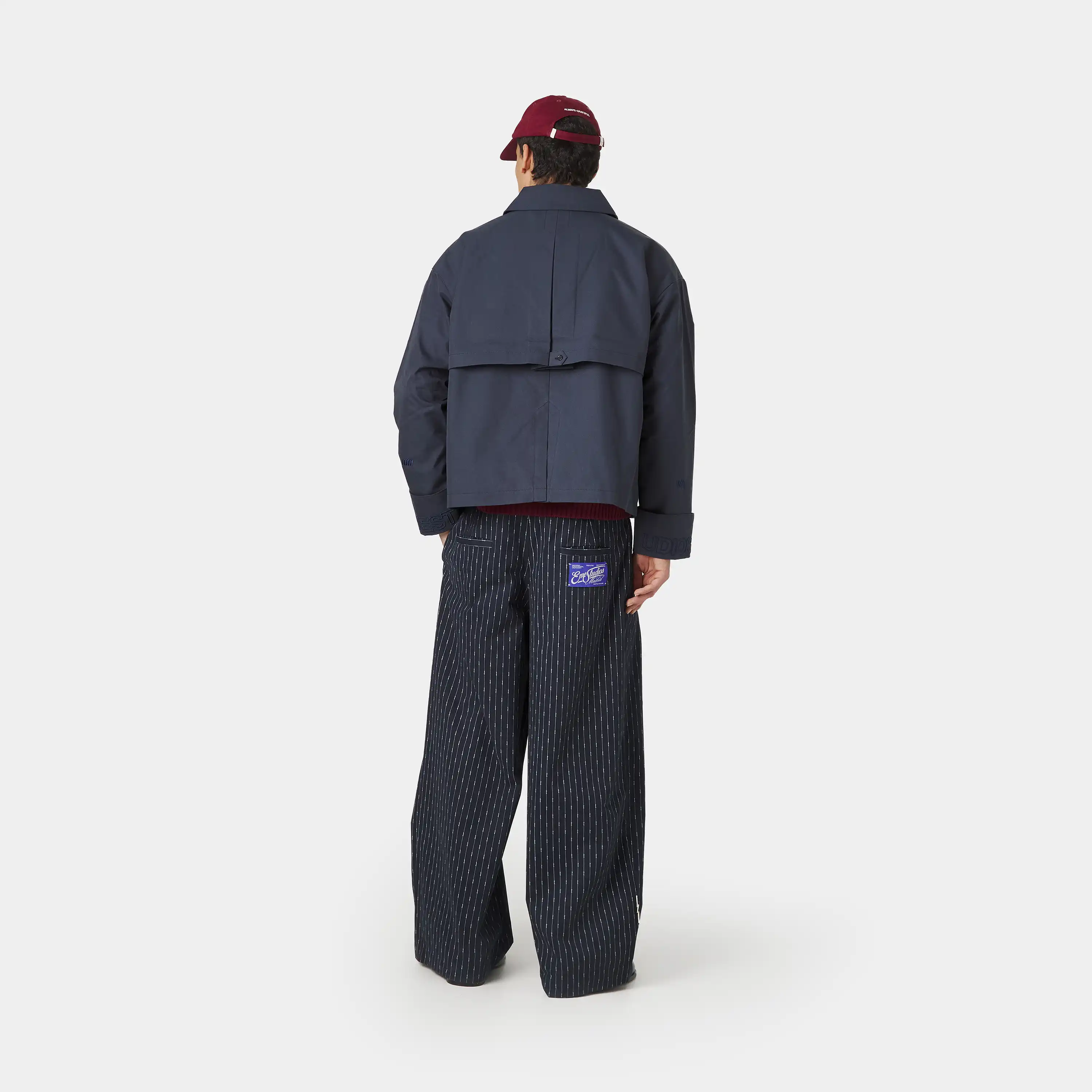Lizi Navy Trench Jacket