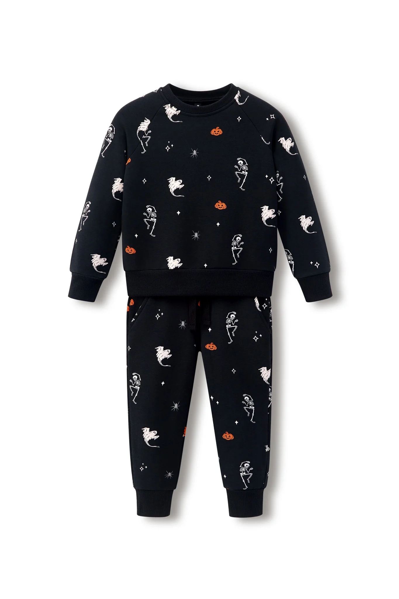 Long Sleeve Jogger Set in Halloween Friends