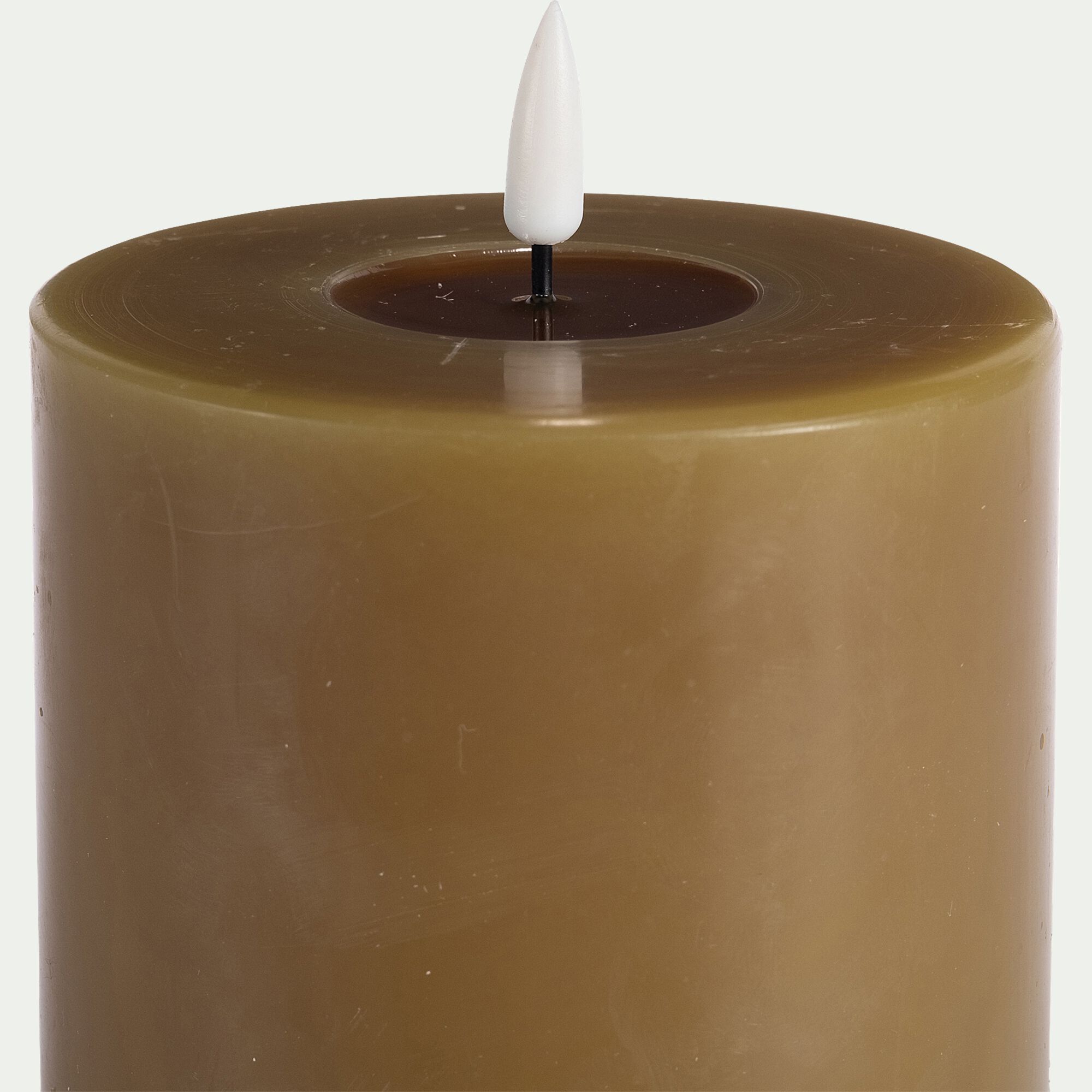 ARLANO - Bougie à LED D10XH15cm - vert