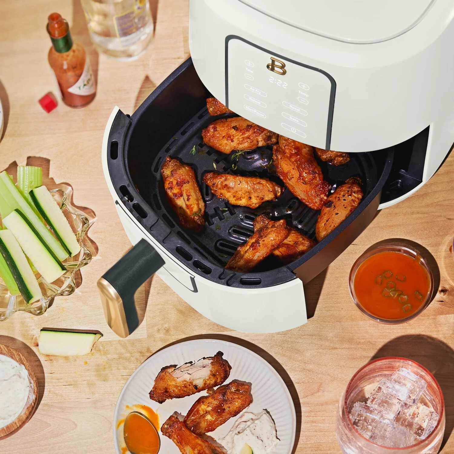 3 Qt Air Fryer with TurboCrisp Technology, White Icing by - Image 10
