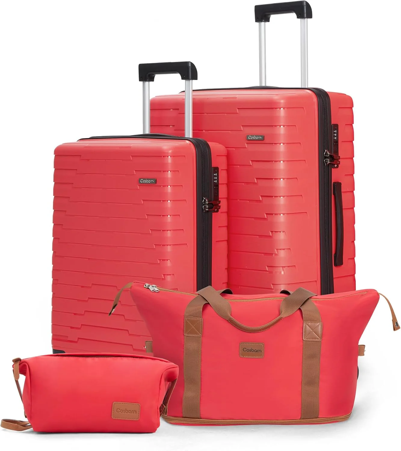 Ensemble de 5 valises à roulettes, valise rigide en ABS avec roulettes multidirectionnelles