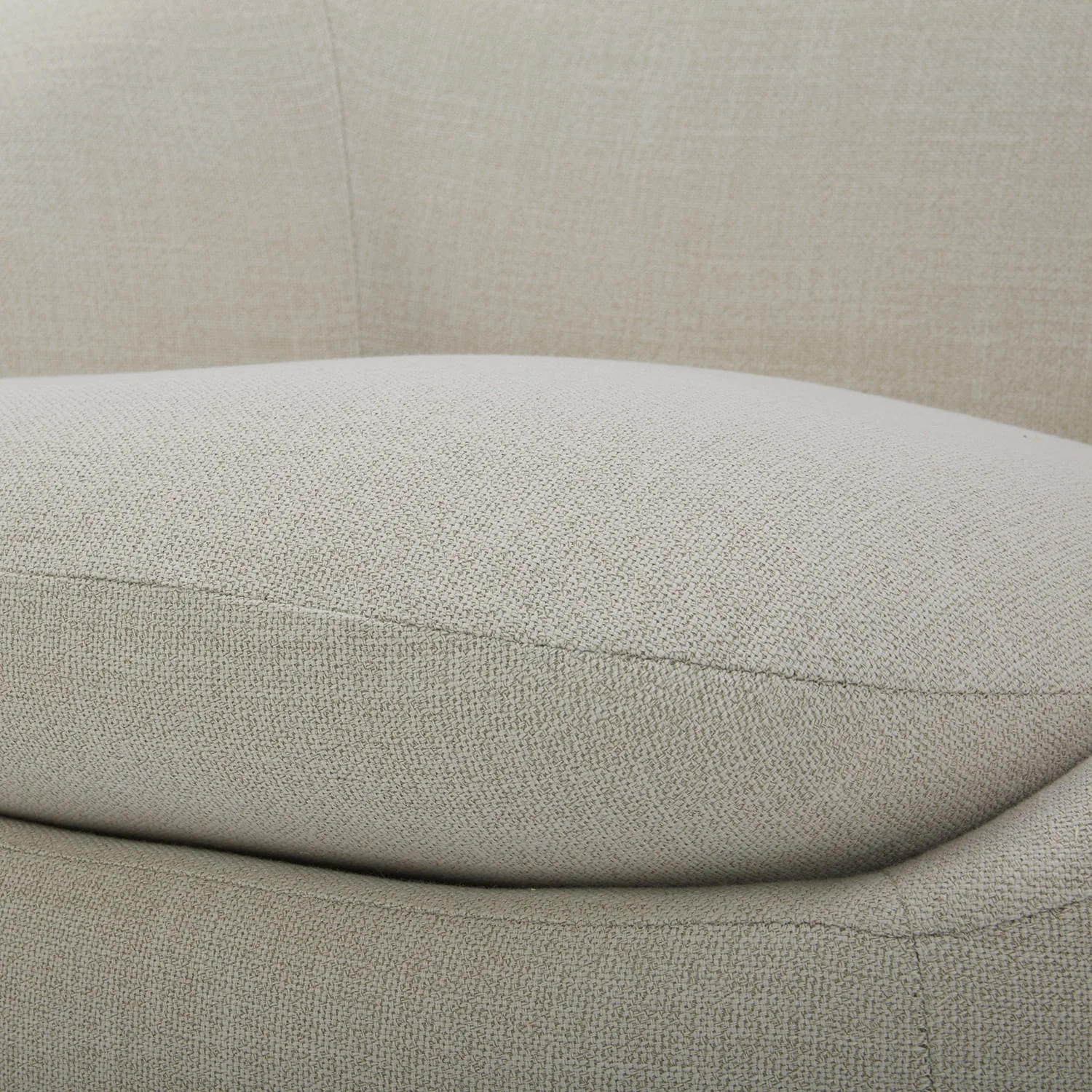 Better Homes & Gardens Mira Swivel Accent Chair, Cream Shearling