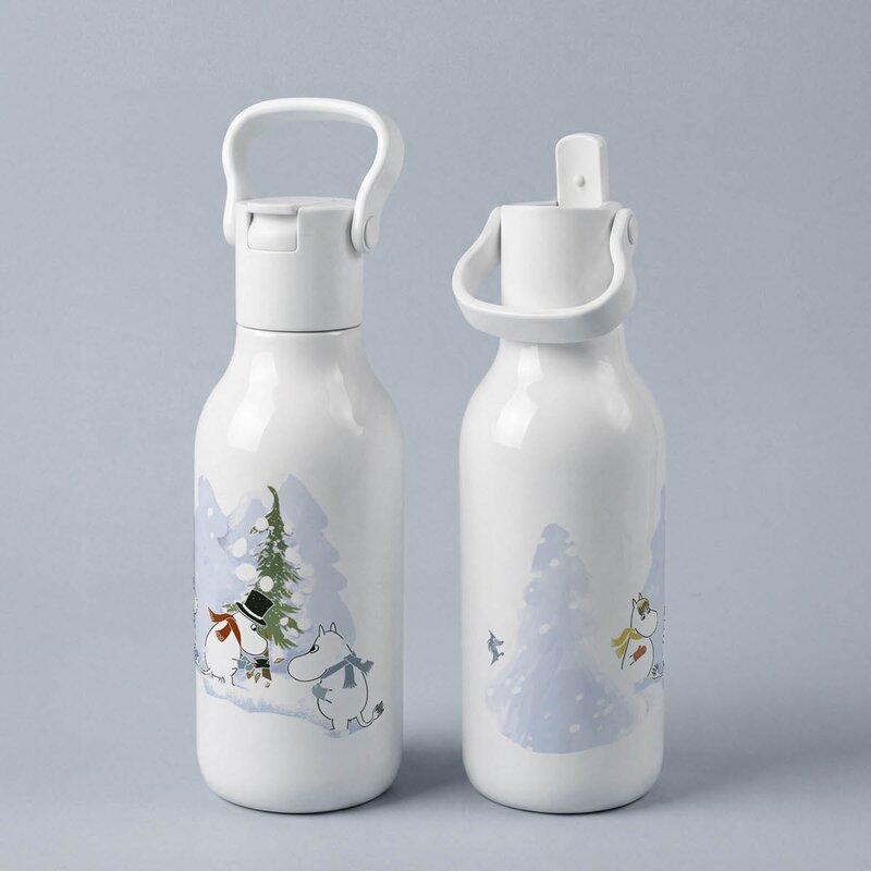 Tabi flip straw termoflaske 0,4L Moomin winter